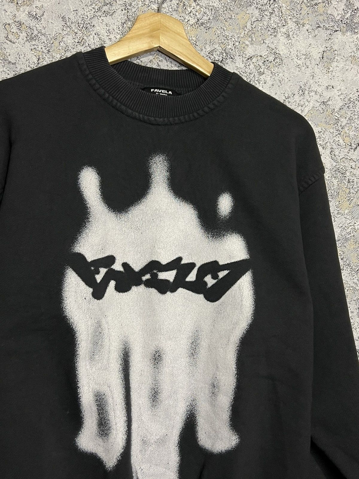 FAVELA × Japanese Brand Favela Design Japanese Style Graphic Print Sweatshirt Raf Size US S / EU 44-46 / 1 - 2 Thumbnail