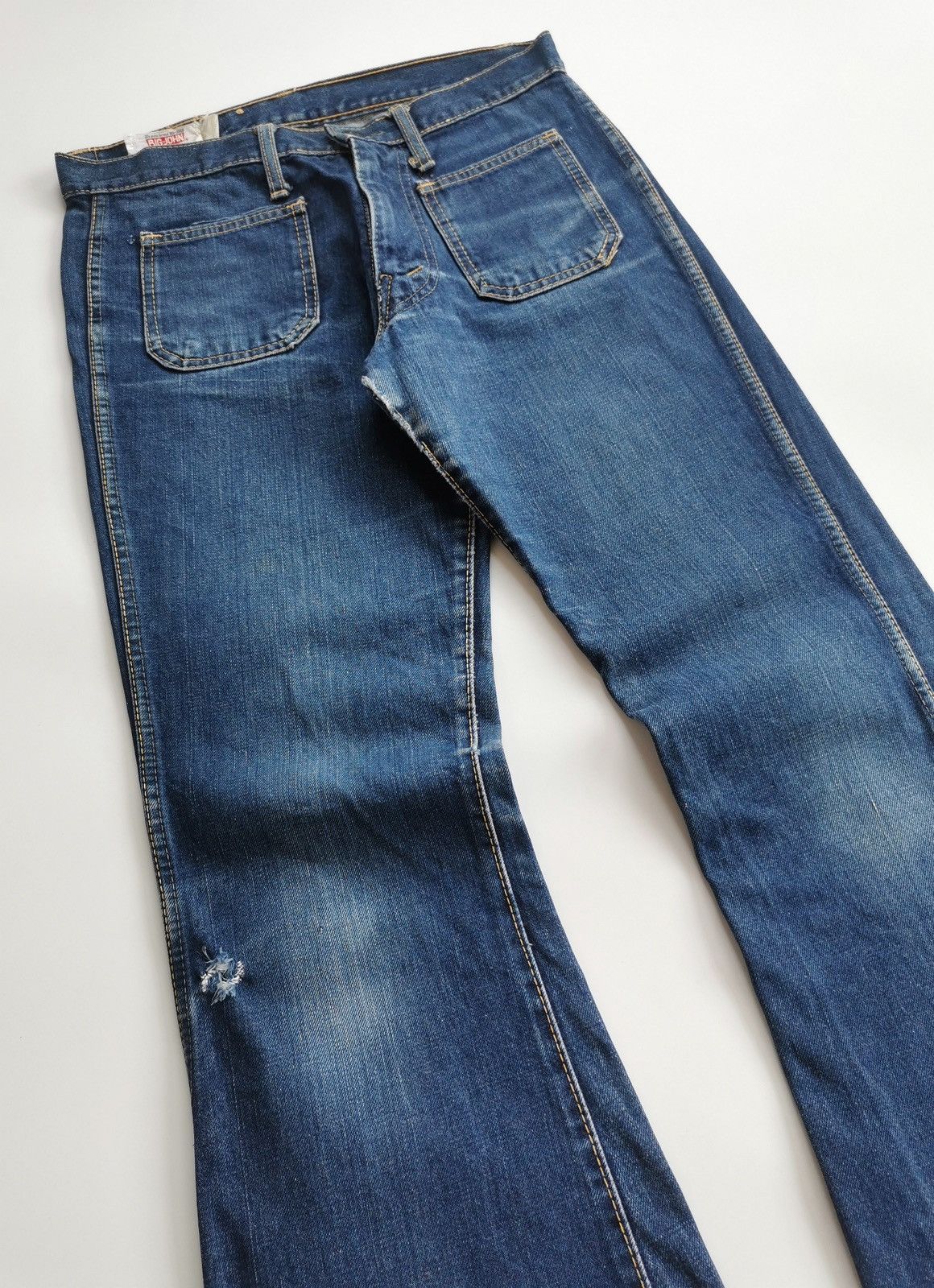 Big John Vintage 70s 80s Big John Flare Bootcut Bell Bottom Jeans Size US 30 / EU 46 - 3 Thumbnail
