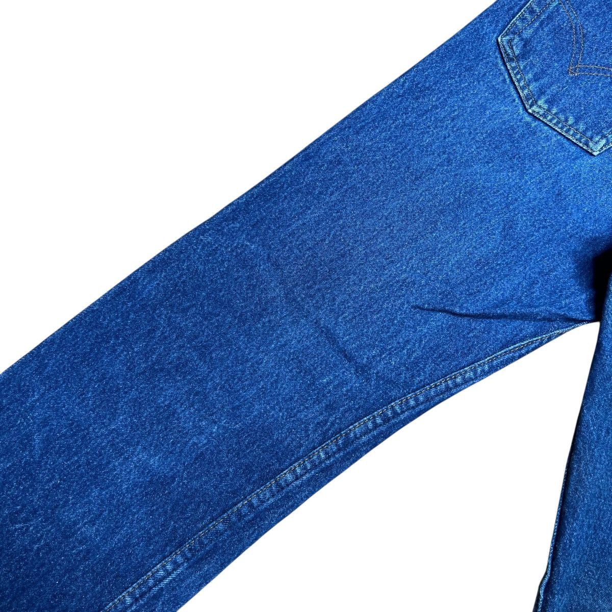 Levi's Vtg 1980s Levi’s 701 Button Fly Student USA Blue Denim Pants Size 24" / US 00 / IT 34 - 10 Thumbnail