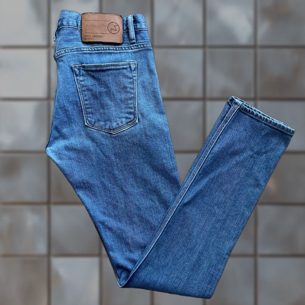 Y/Project VINTAGE Doublewood Project Jeans 33 Slim Straight Denim Blue 33 Casual Streetwear Men 501 500 Series Western Southwestern USA New York Size US 33 - 1 Thumbnail