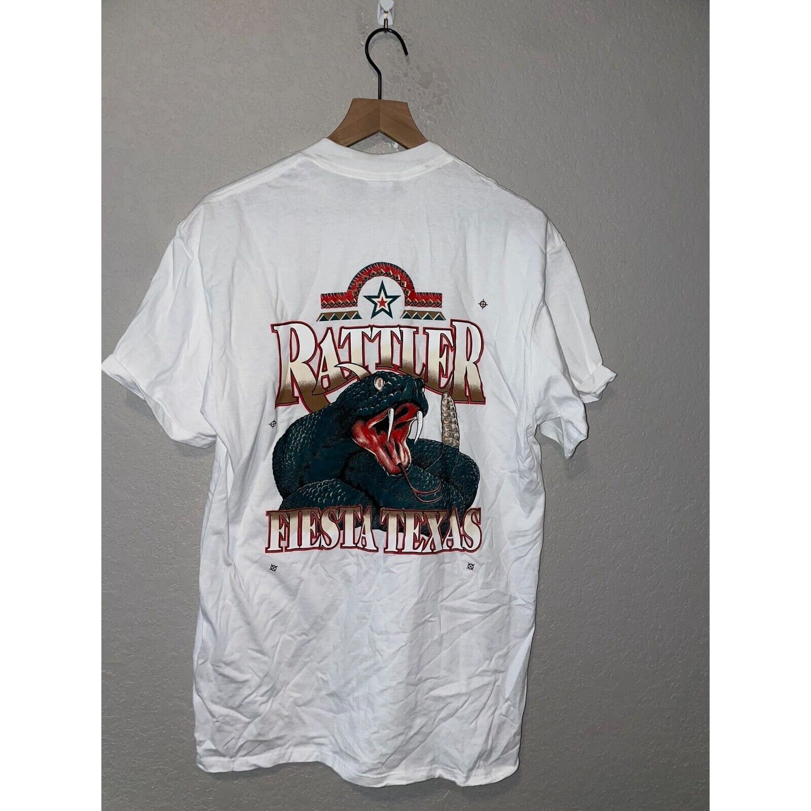 Jerzees 90s Montana Where The Men Are Men Sheep Nervous TX Shirt VTG Size US L / EU 52-54 / 3 - 7 Thumbnail
