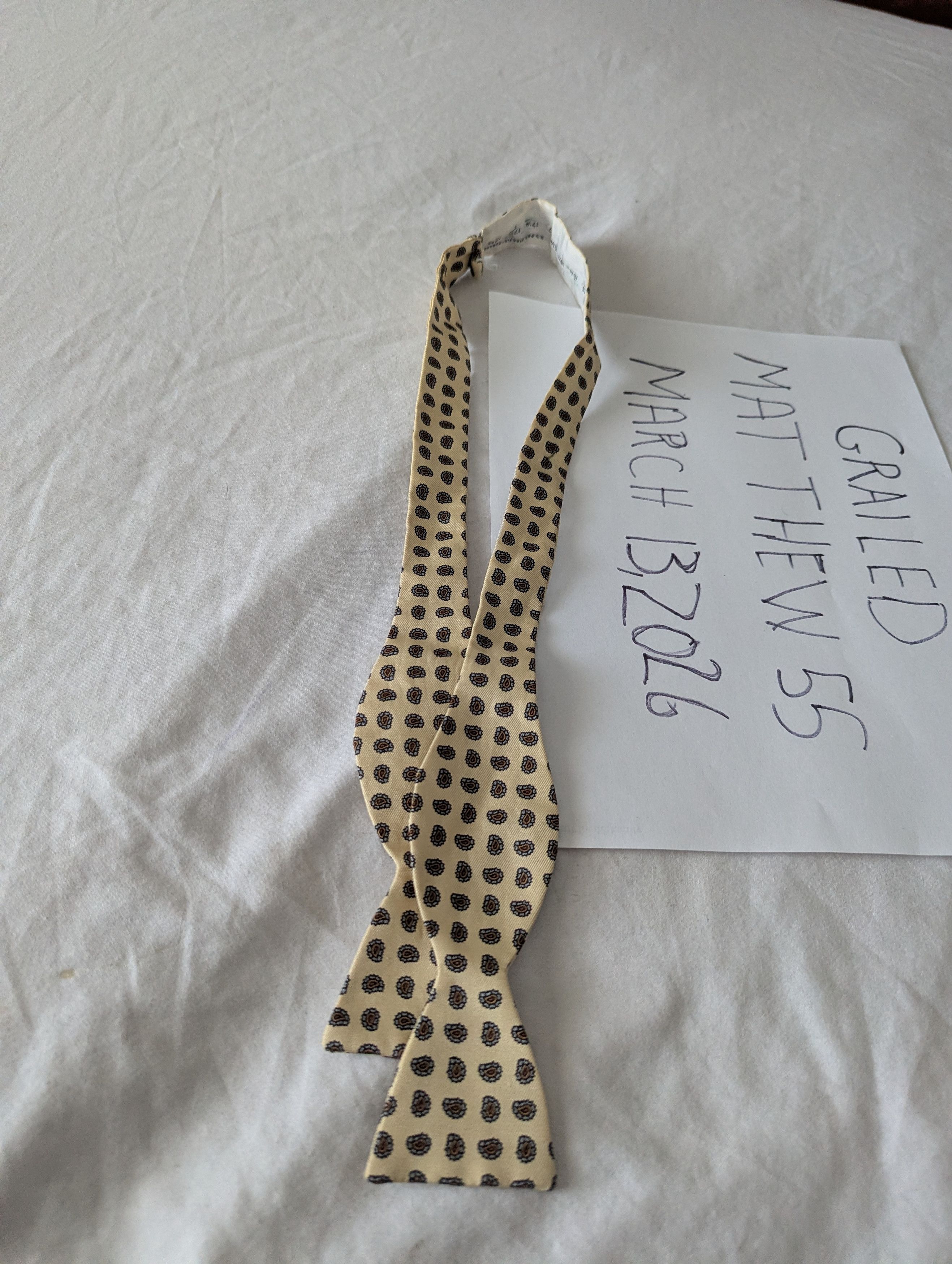 Other Vintage Silk BowTie Size ONE SIZE - 1 Thumbnail