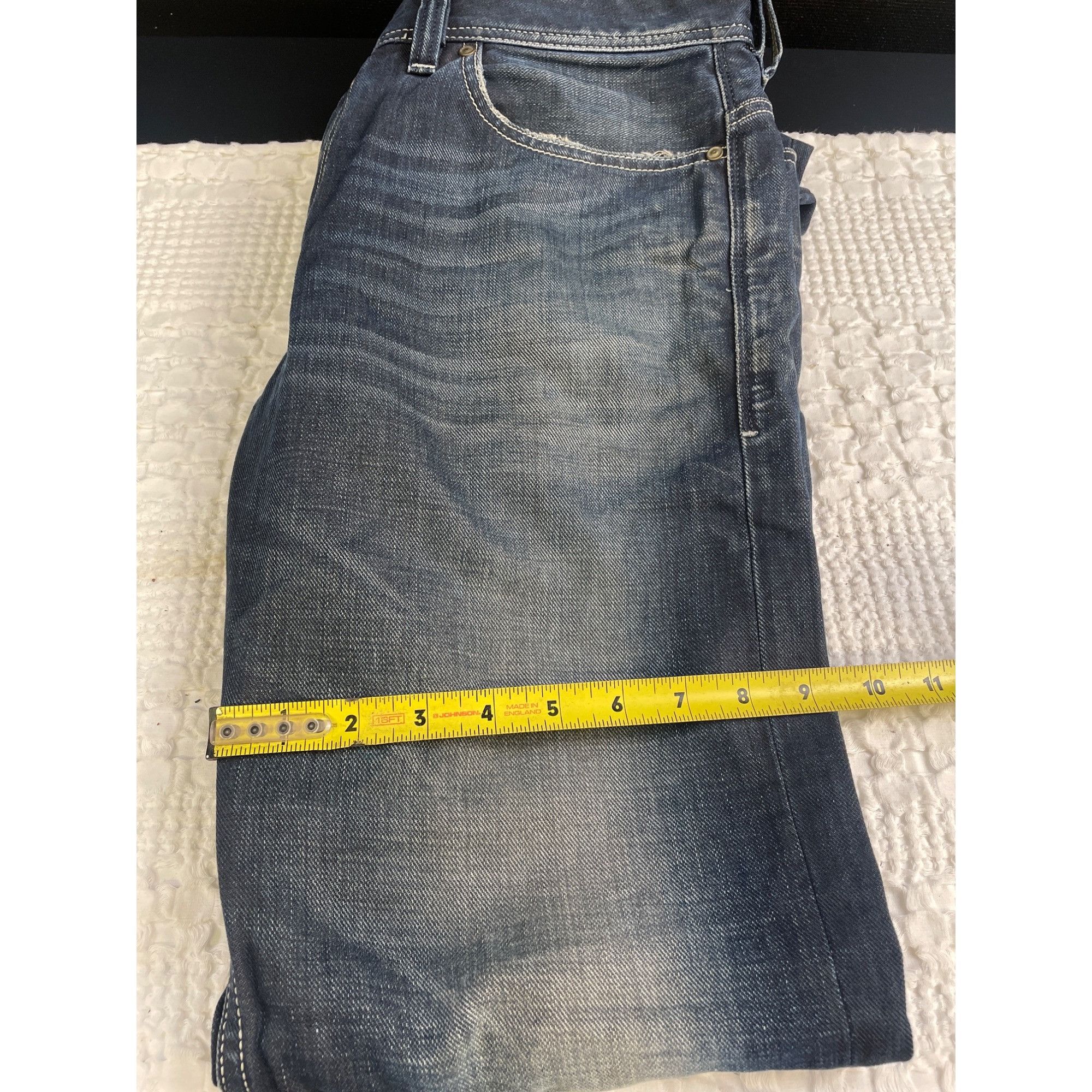Diesel Diesel Jeans Made in Italy Mens Blue Faded Jeans Pants Size Size US 31 - 8 Thumbnail
