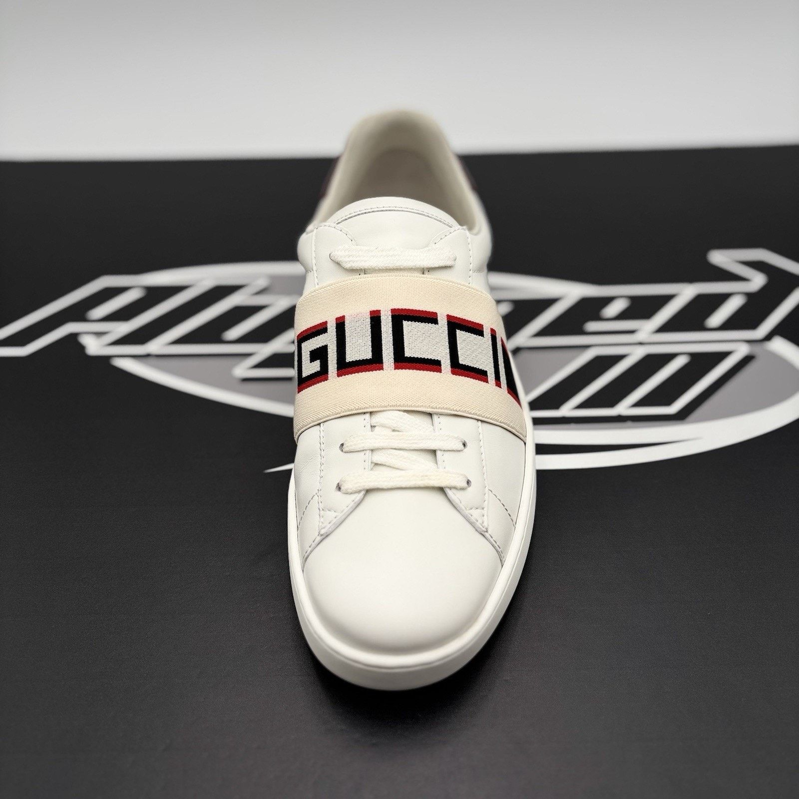 Gucci Gucci Ace Gucci Stripe ‘ White, Red ‘ | GREAT CONDITION! Size US 8 / EU 41 - 14 Thumbnail