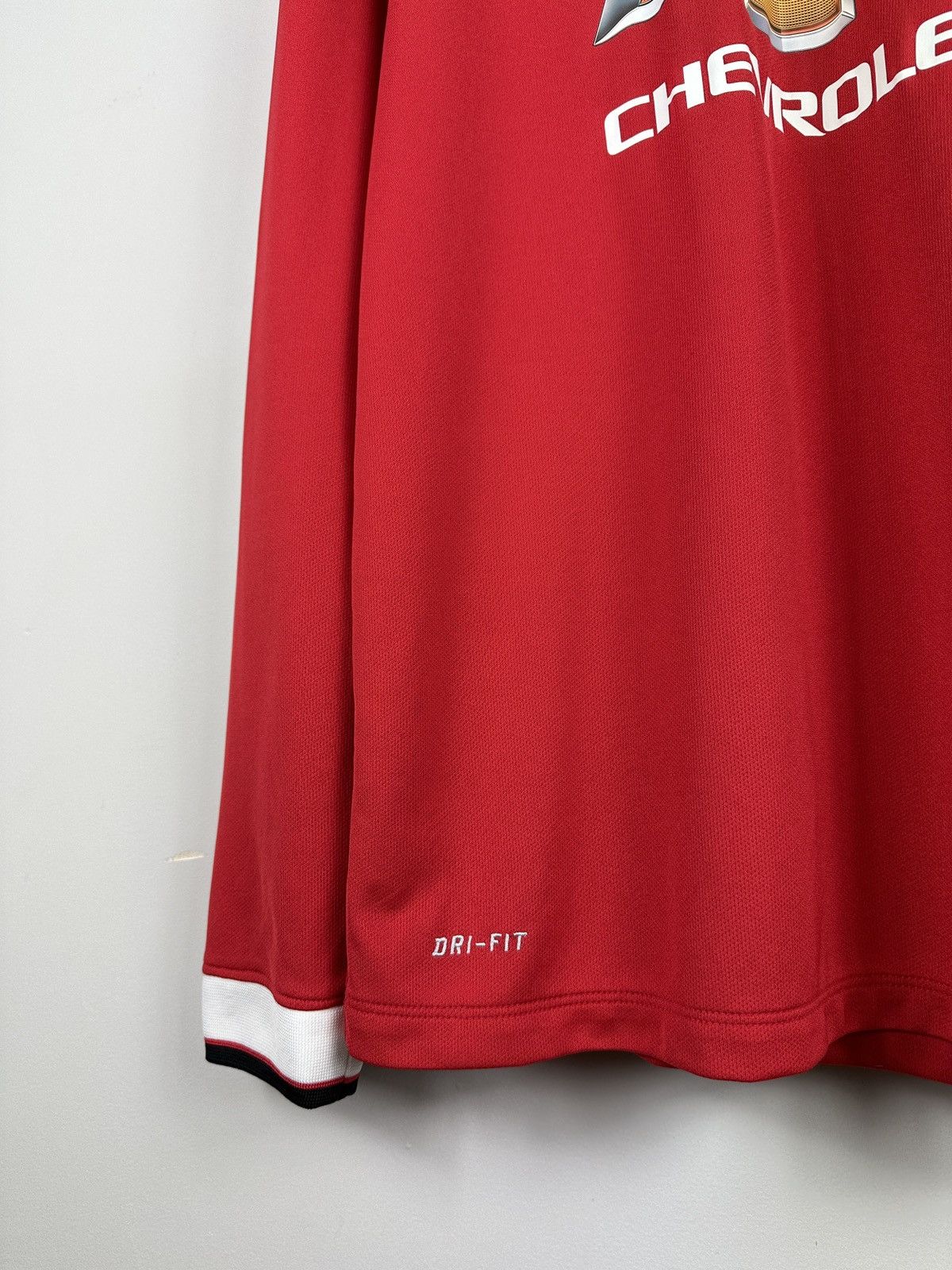 Nike #4 Jones Manchester United Nike Long Sleeve Soccer Jersey Size US M / EU 48-50 / 2 - 8 Thumbnail