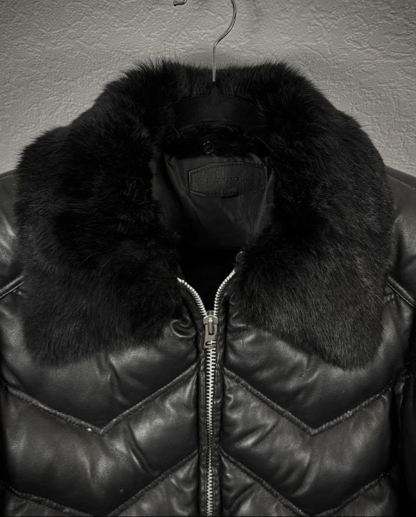 JACKROSE Jack Rose Chunky Fur Leather Puffer Jacket Size US L / EU 52-54 / 3 - 2 Thumbnail