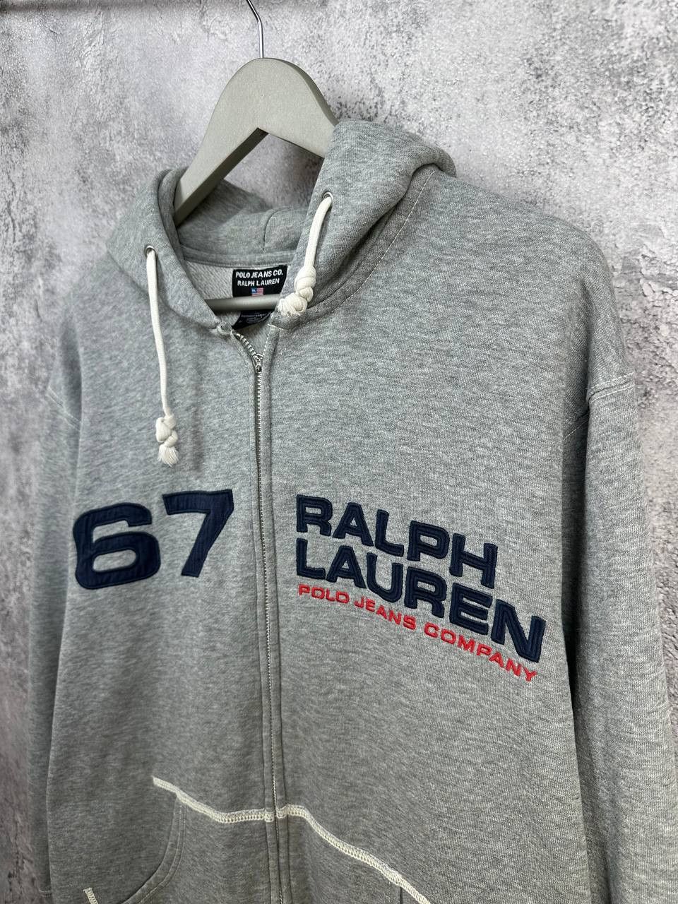 Ralph Lauren Ralph Lauren Fleece Y2K Vintage #67 Full Zip Hoodie Patch Size US XL / EU 56 / 4 - 5 Thumbnail