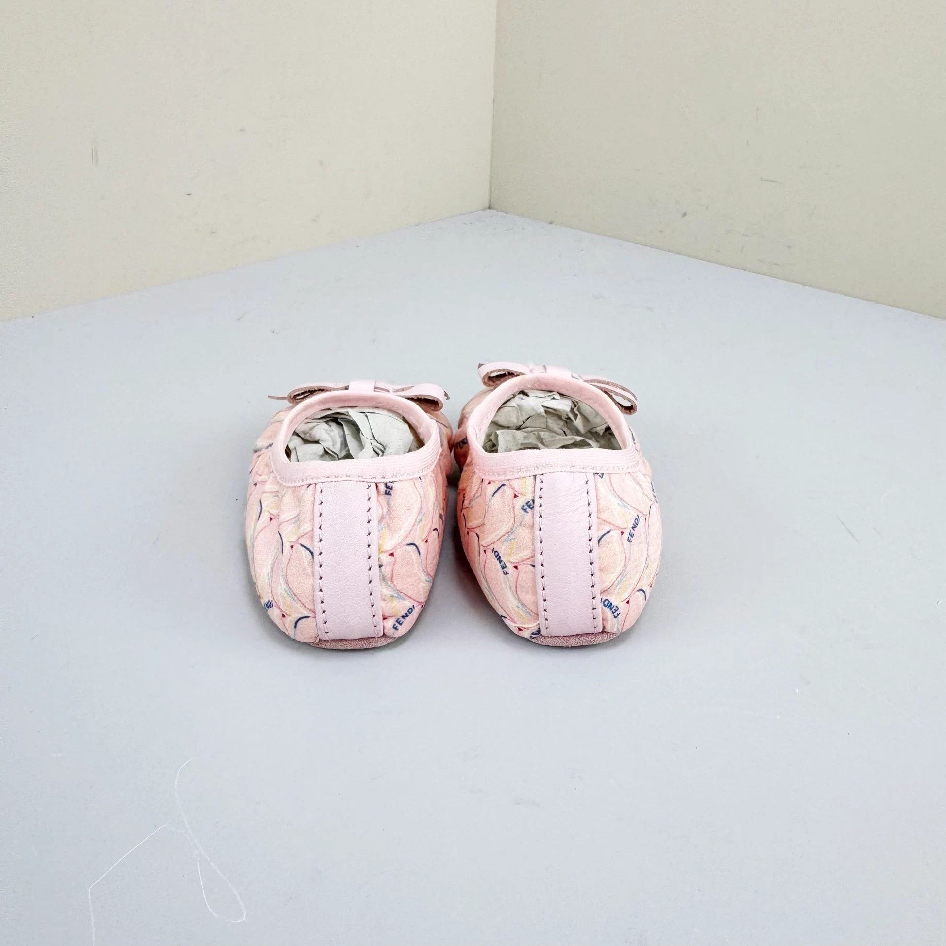 Fendi Fendi bow logo baby shoes 100mm new Size US 4 / IT 34 - 3 Thumbnail