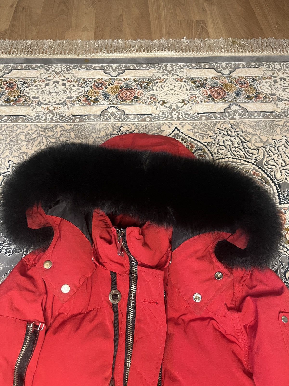 Moose Knuckles Red women’s Moose knuckles puffer jacket with fur hood Size L / US 10 / IT 46 - 11 Thumbnail