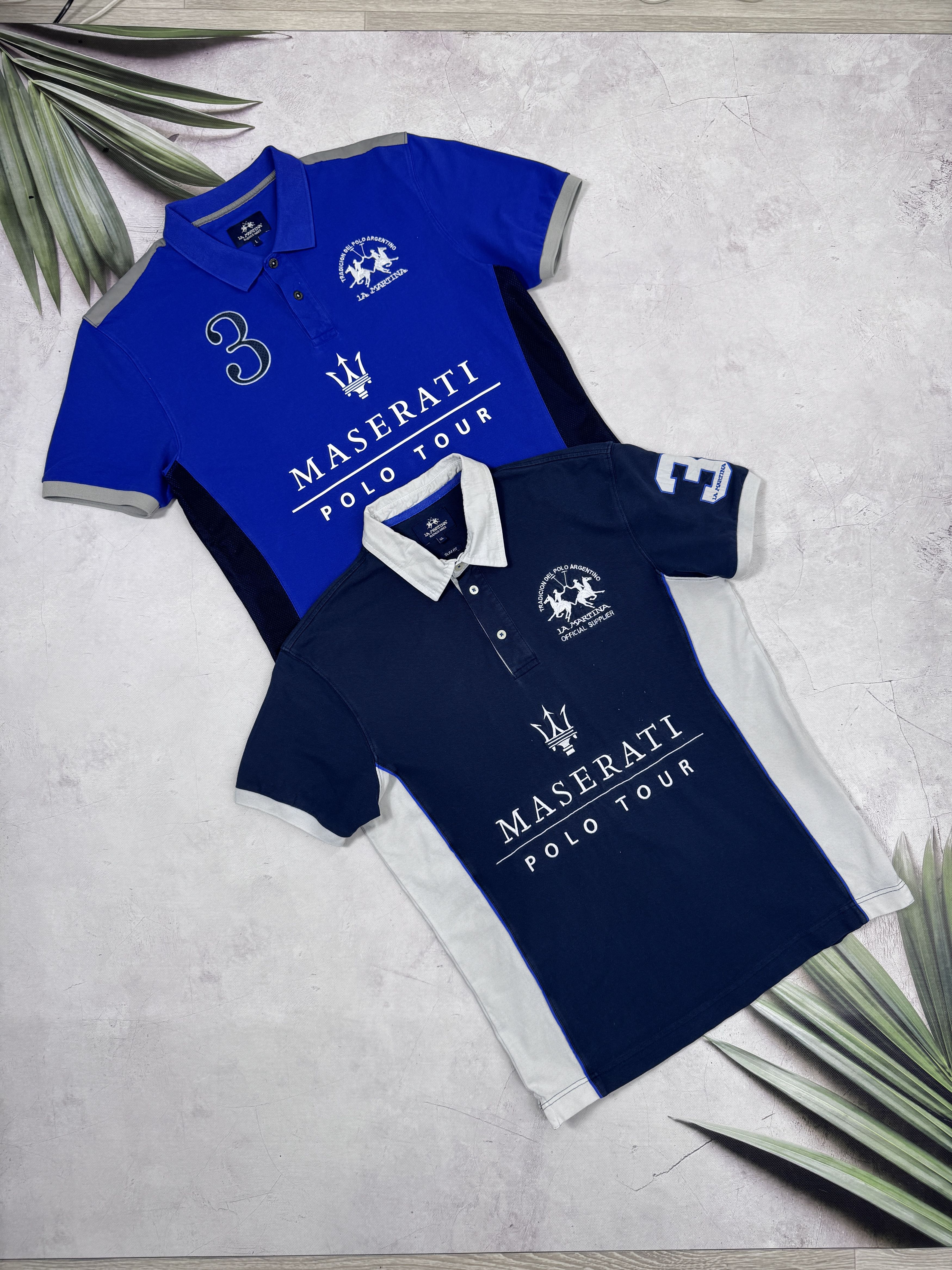 La Martina La Martina Polo Team T-Shirt #3 MASERATI x2 pieces Size US M / EU 48-50 / 2 - 2 Thumbnail