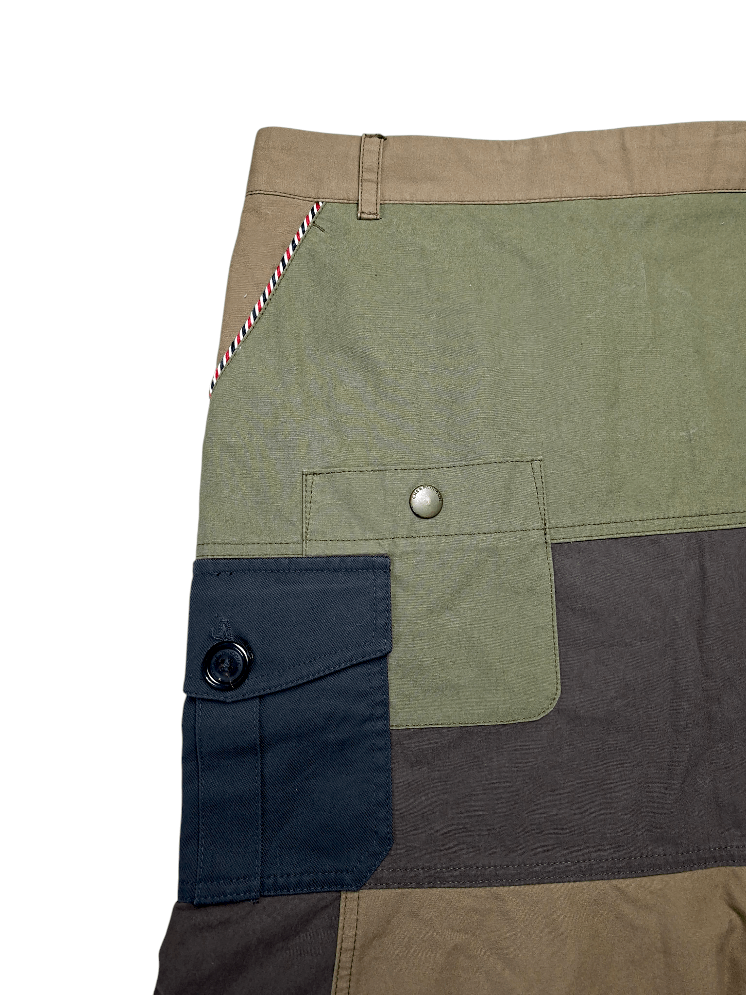 Moschino Rare Archival MOSCHINO Cheap and Chic Patchwork Skirt Size 30" / US 8 / IT 44 - 5 Thumbnail