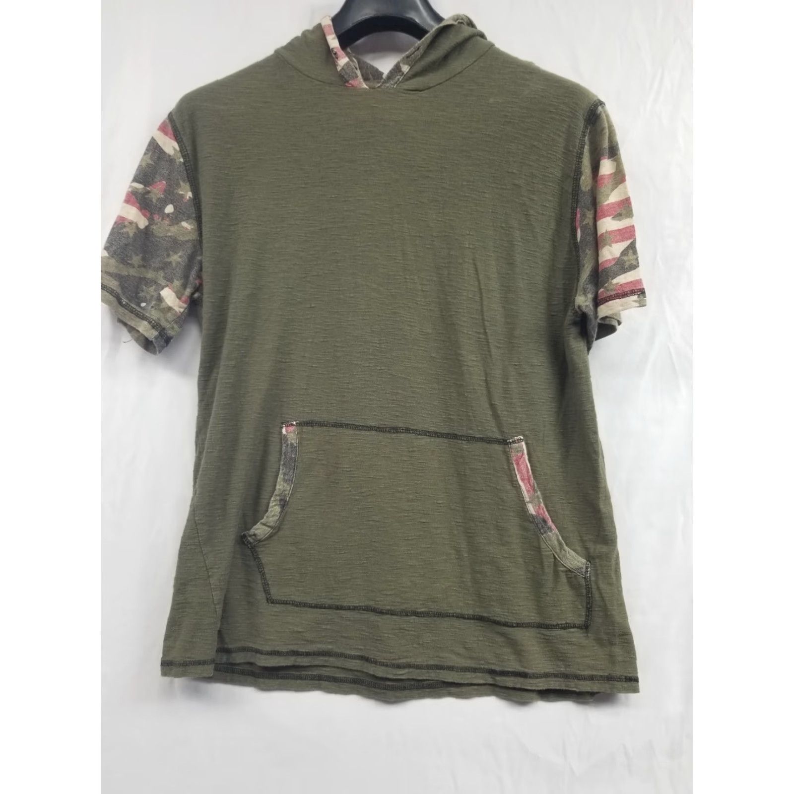 Vintage 1775 Shirt Hoodie Army Green Long Sleeve T-Shirt Size Large Men Size US L / EU 52-54 / 3 - 2 Thumbnail