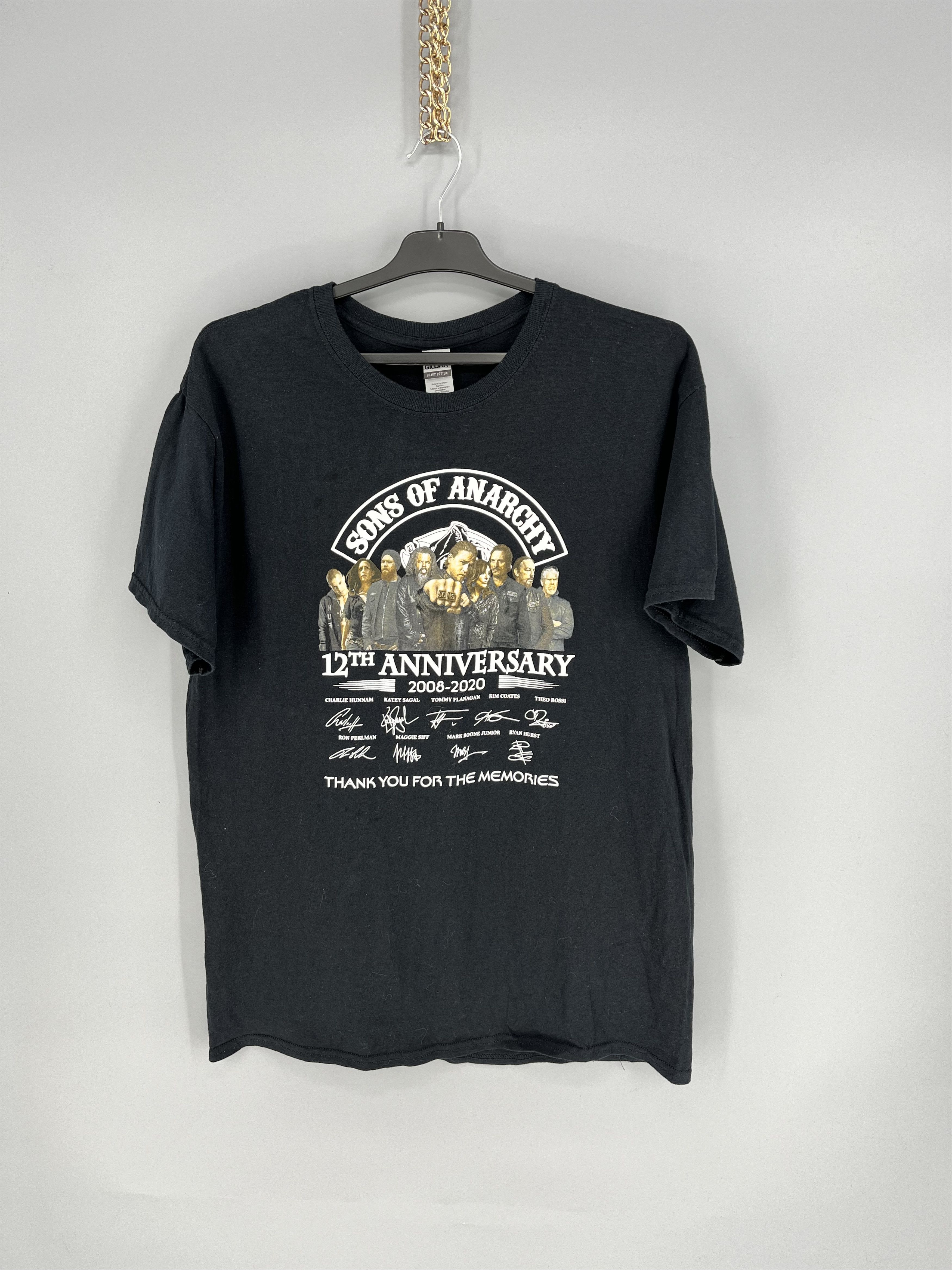 Band Tees SONG OF ANARCHY 13th 2008-2020 THANK YOU FOR THE MEMORIES Size US L / EU 52-54 / 3 - 1 Thumbnail