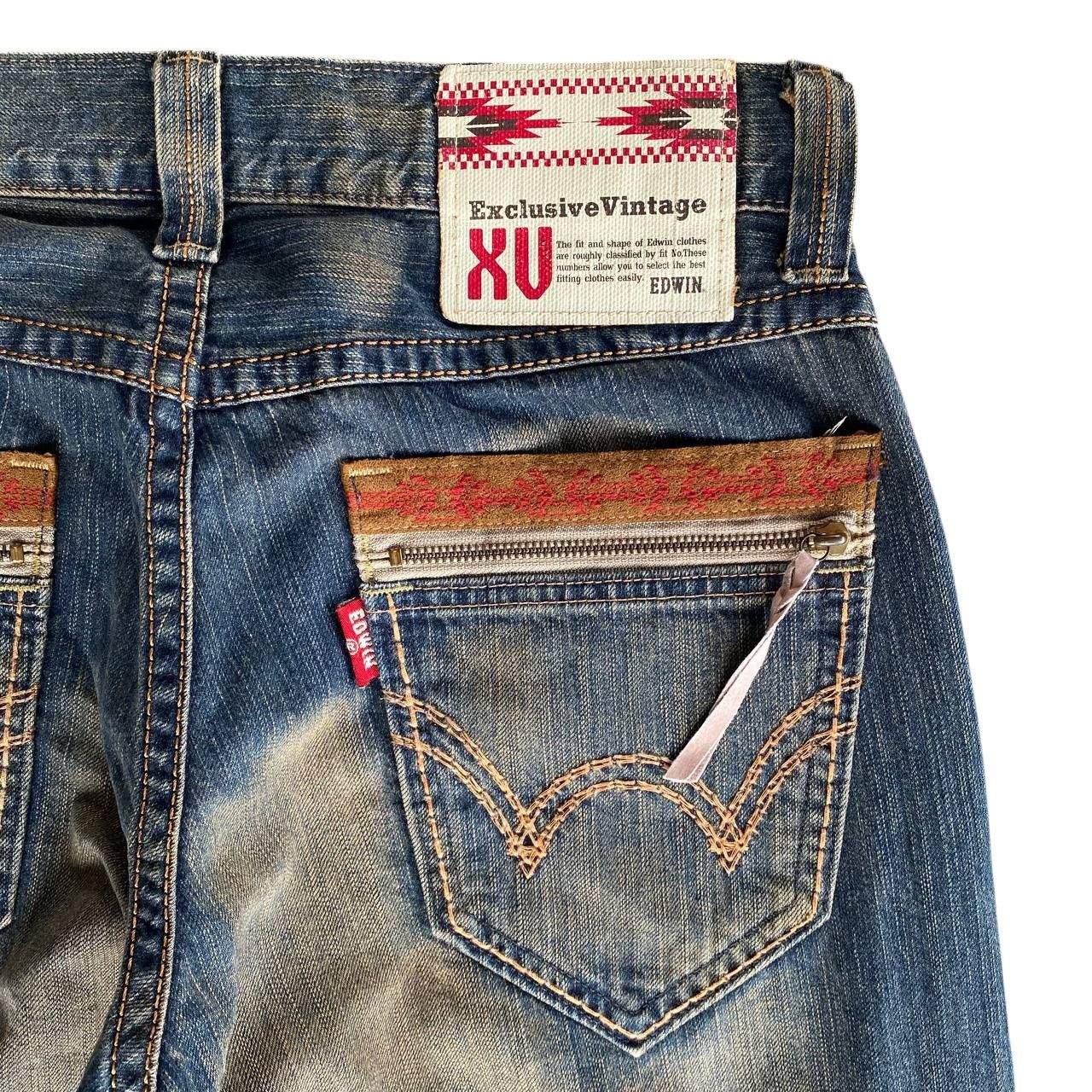 Edwin × Vintage RARE EDWIN EXCLUSIVE VINTAGE RUSTY MUDWASH DENIM W32X31 Size US 32 / EU 48 - 9 Thumbnail