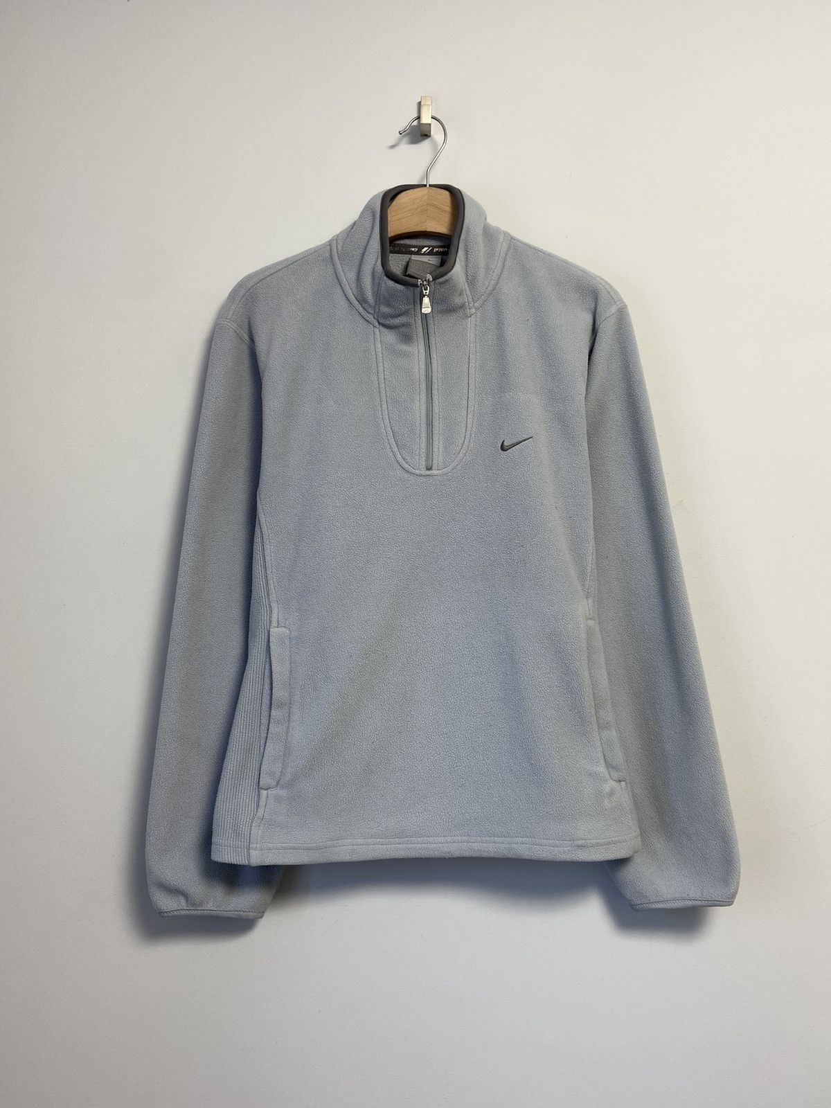 Vintage Nike Vintage Y2K style blue hype style fleece zip Size M / US 6-8 / IT 42-44 - 1 Thumbnail