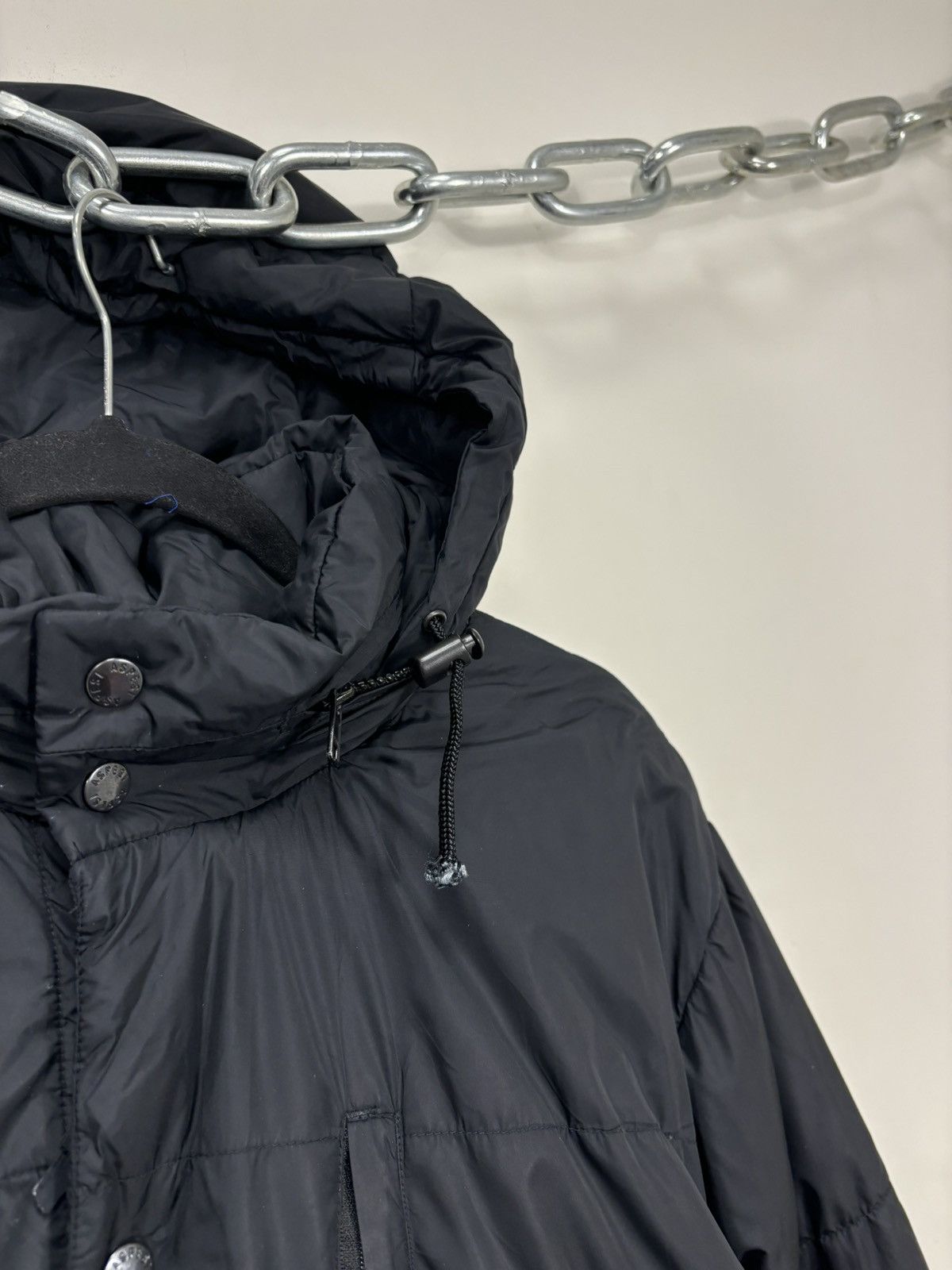 Aspesi Alberto Aspesi Men’s Black Luxury Hooded Puffer Down Jacket Size US S / EU 44-46 / 1 - 8 Thumbnail