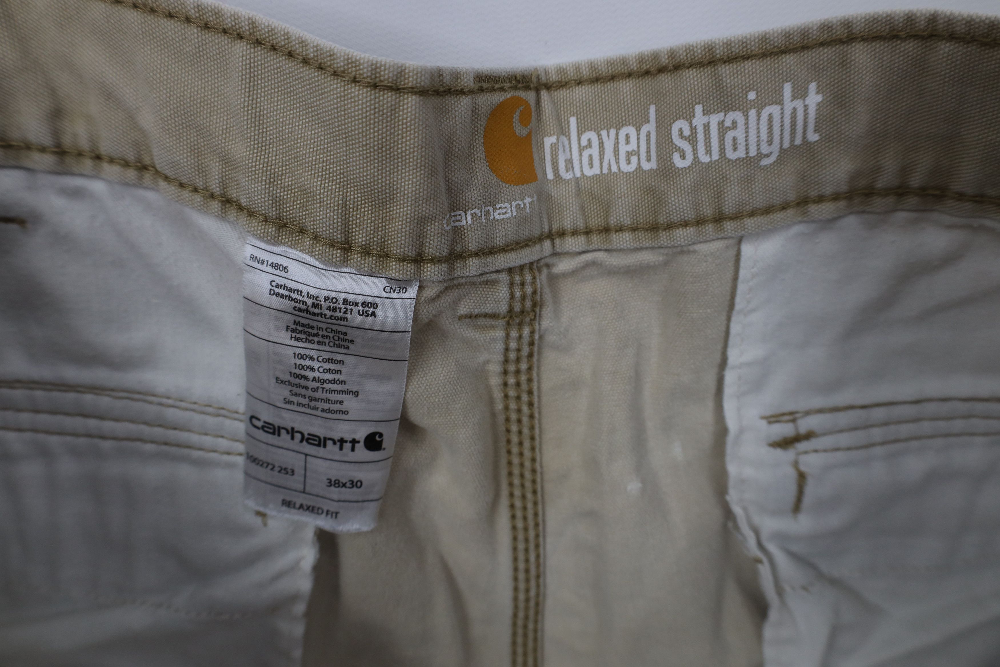Carhartt Vintage Y2K Carhartt Relaxed Fit Wide Leg Cargo Pants Size US 38 / EU 54 - 8 Thumbnail