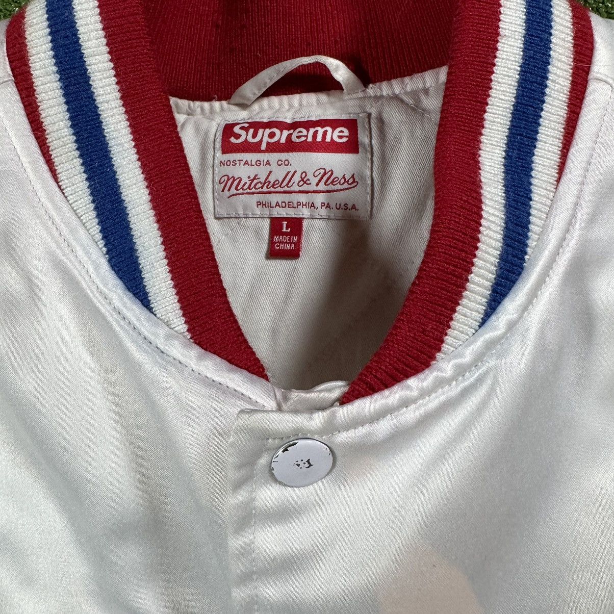 Mitchell & Ness × Supreme Supreme x Mitchell & Ness Satin Varsity Jacket Size US L / EU 52-54 / 3 - 7 Thumbnail