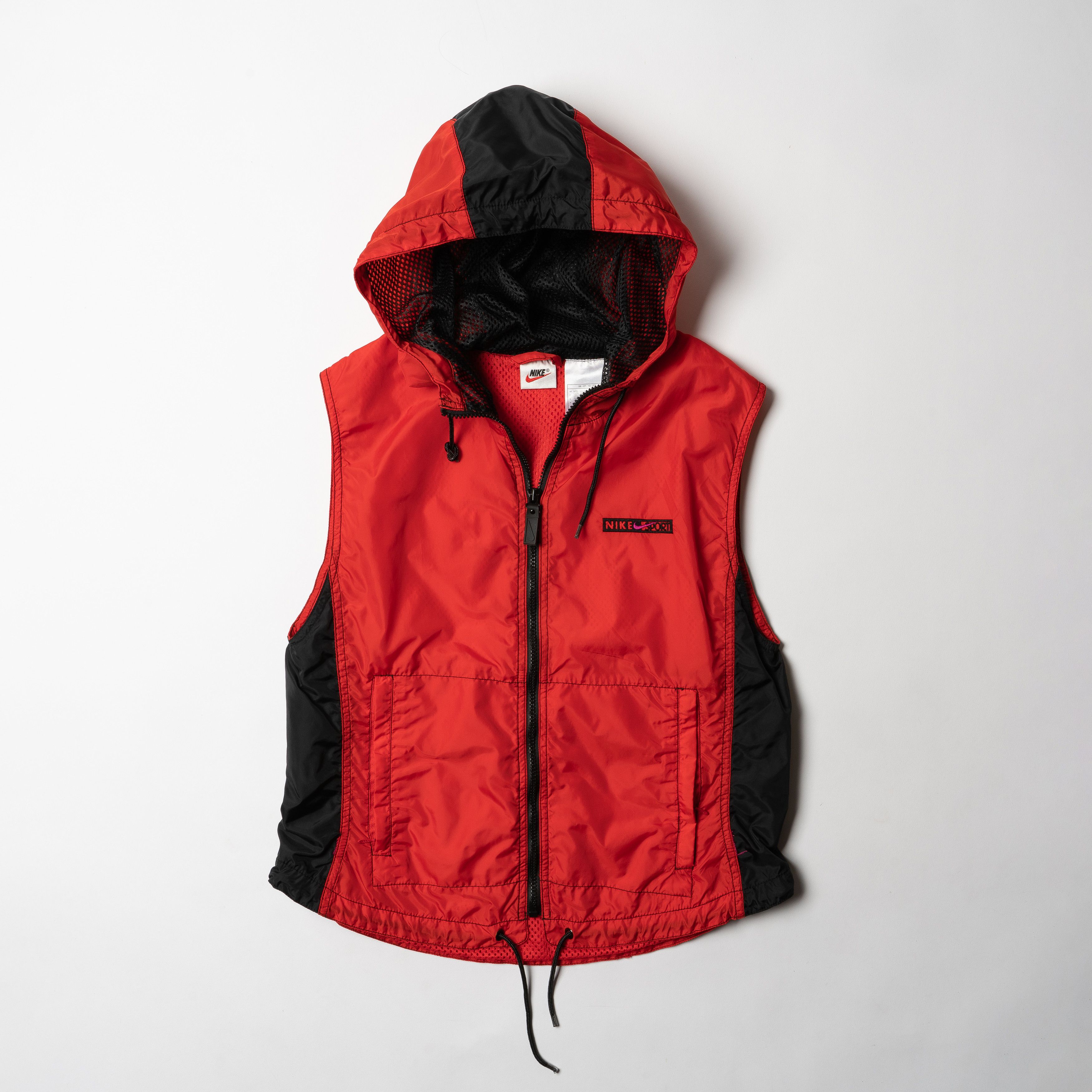 Nike 🔴NIKE Vintage Nylon Hooded Vest Women’s Size M / US 6-8 / IT 42-44 - 1 Thumbnail