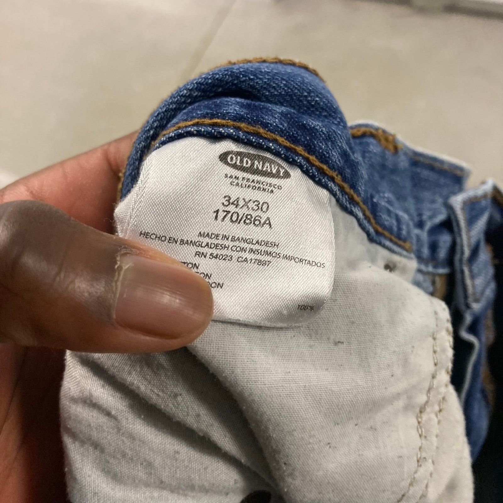 Old Navy × Vintage Baggy Y2K old navy Jeans 34x30 Size US 34 / EU 50 - 6 Thumbnail