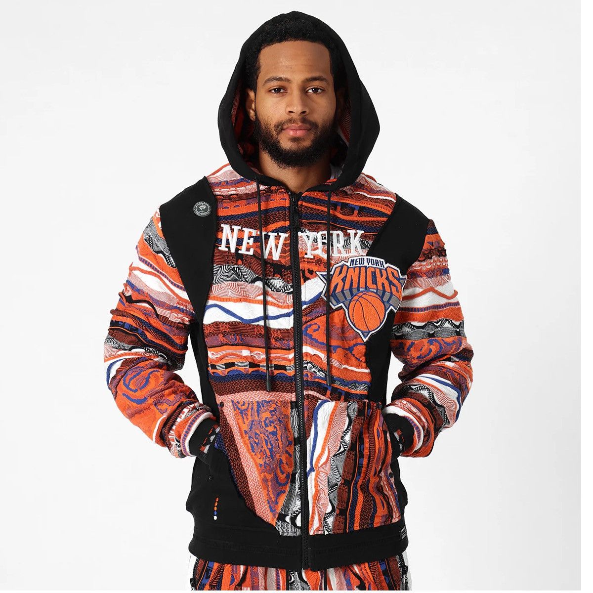 Coogi × NBA COOGI x NBA New York Knicks Hoodie 2XL Size US XL / EU 56 / 4 - 2 Thumbnail