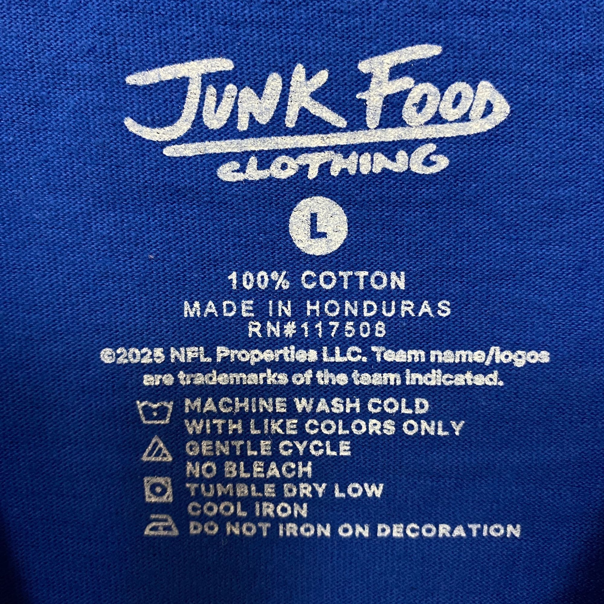 Junk Food Junk Food Clothing New York Giants Checkdown Flea Market Tee Size US L / EU 52-54 / 3 - 4 Thumbnail