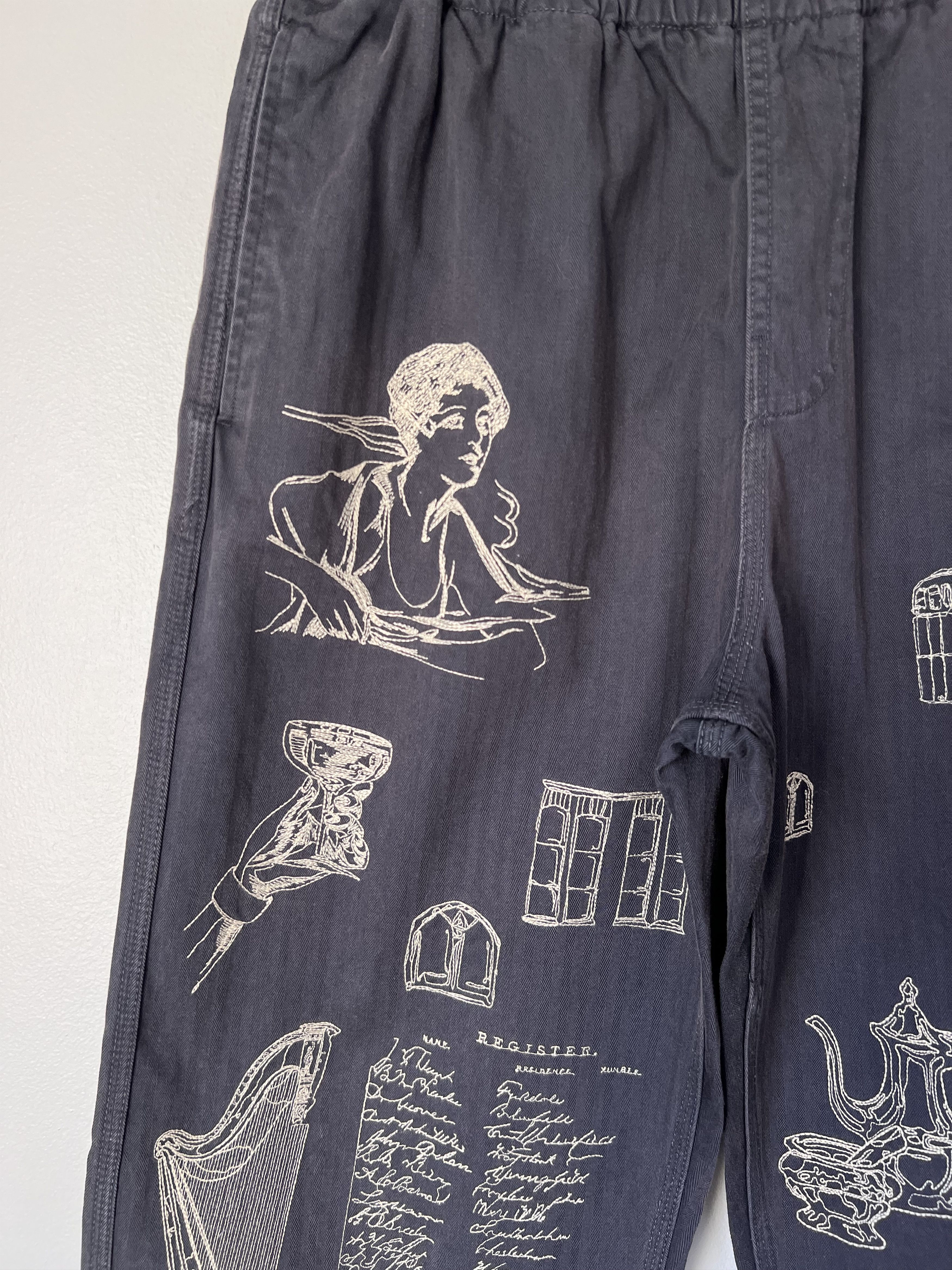 Samuel Zelig Samuel Zelig St. Denis Hotel Pants in Navy Size US 32 / EU 48 - 2 Thumbnail