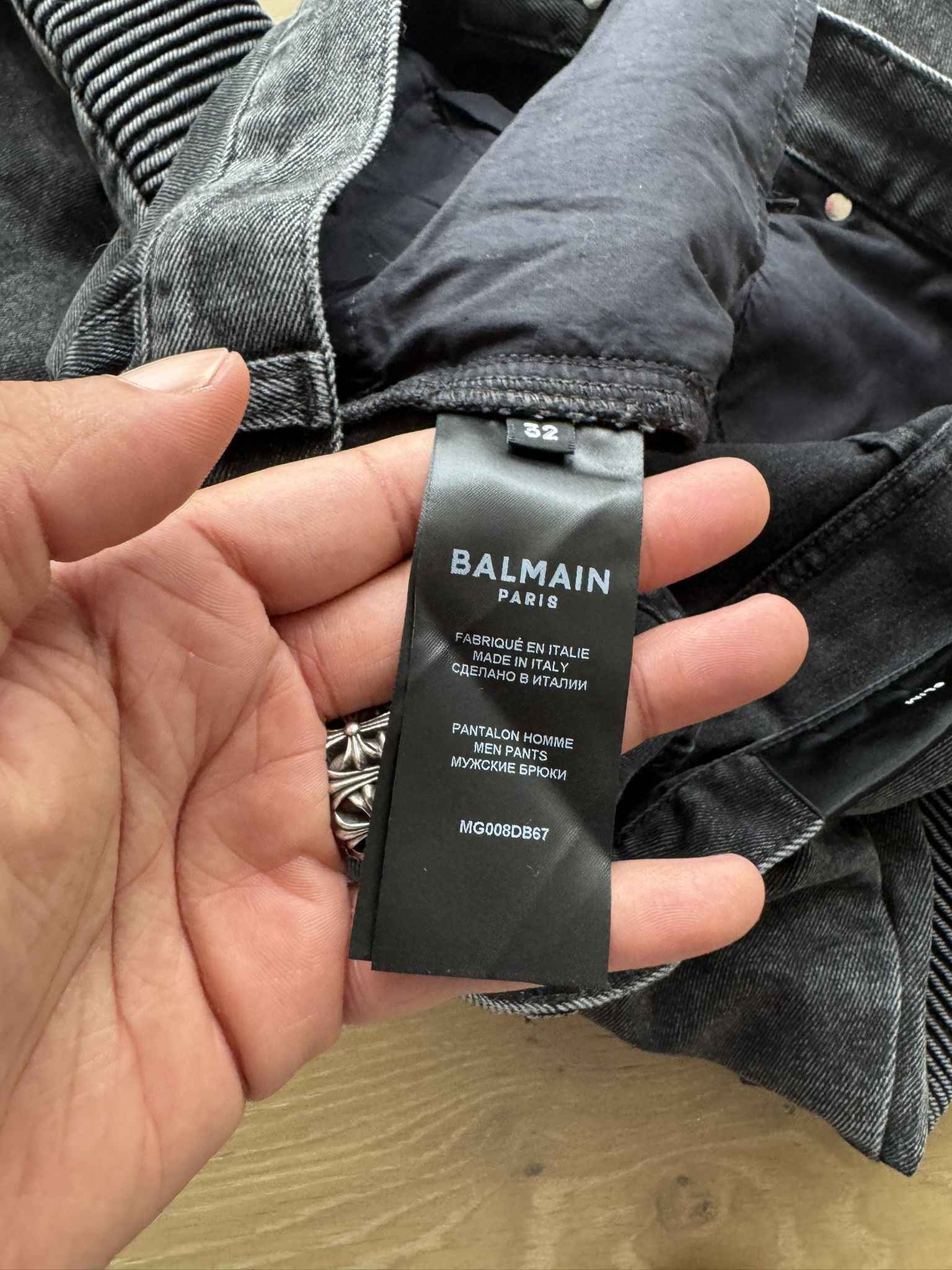 Balmain BALMAIN BIKER DENIM PANTS Size US 32 / EU 48 - 9 Thumbnail