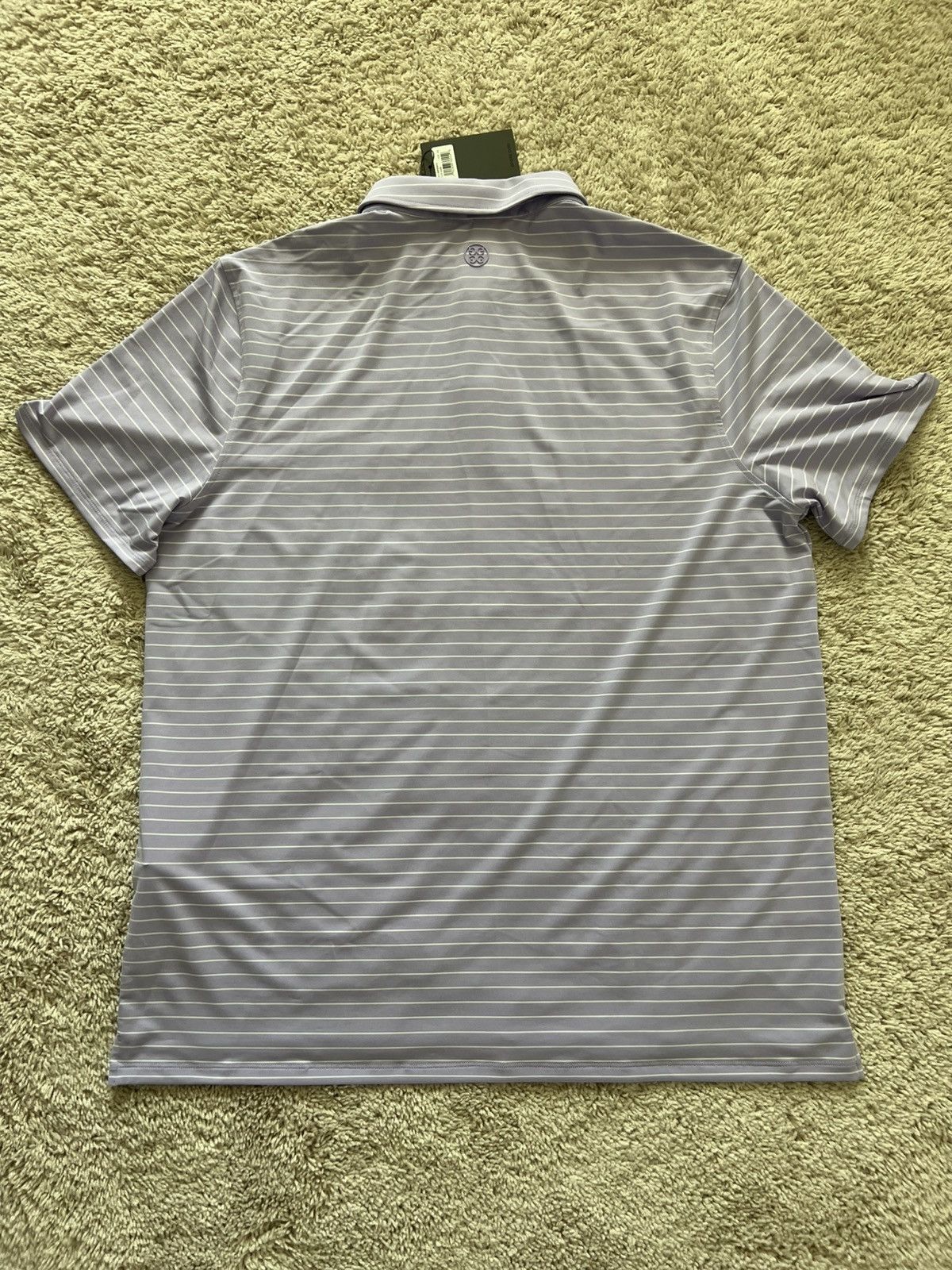 G/FORE G/FORE Feeder Stripe Modern Collar Tech Aura Golf Polo Size US XXL / EU 58 / 5 - 4 Thumbnail