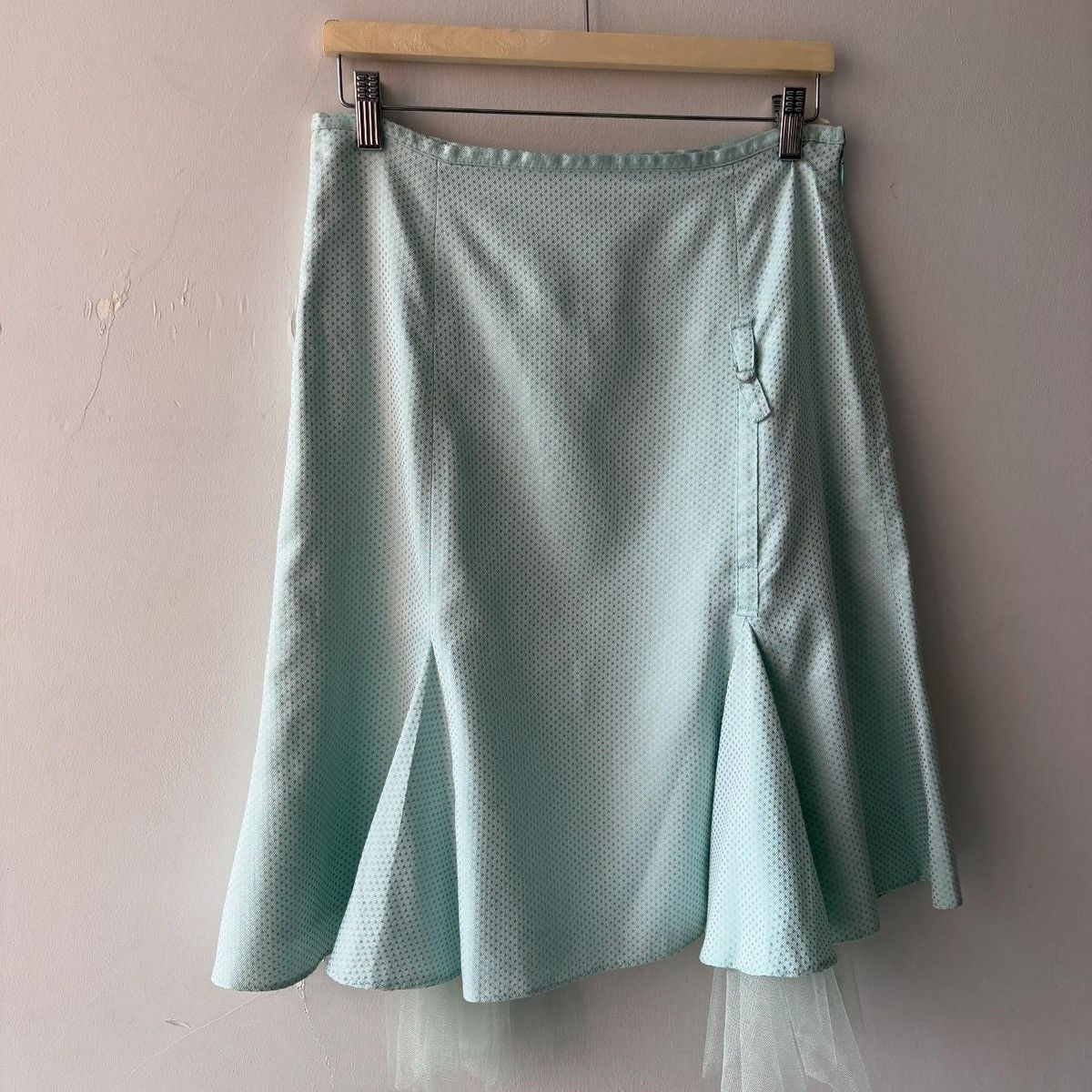 Vintage y2k lux cotton skirt Size 26" / US 2 / IT 38 - 2 Thumbnail