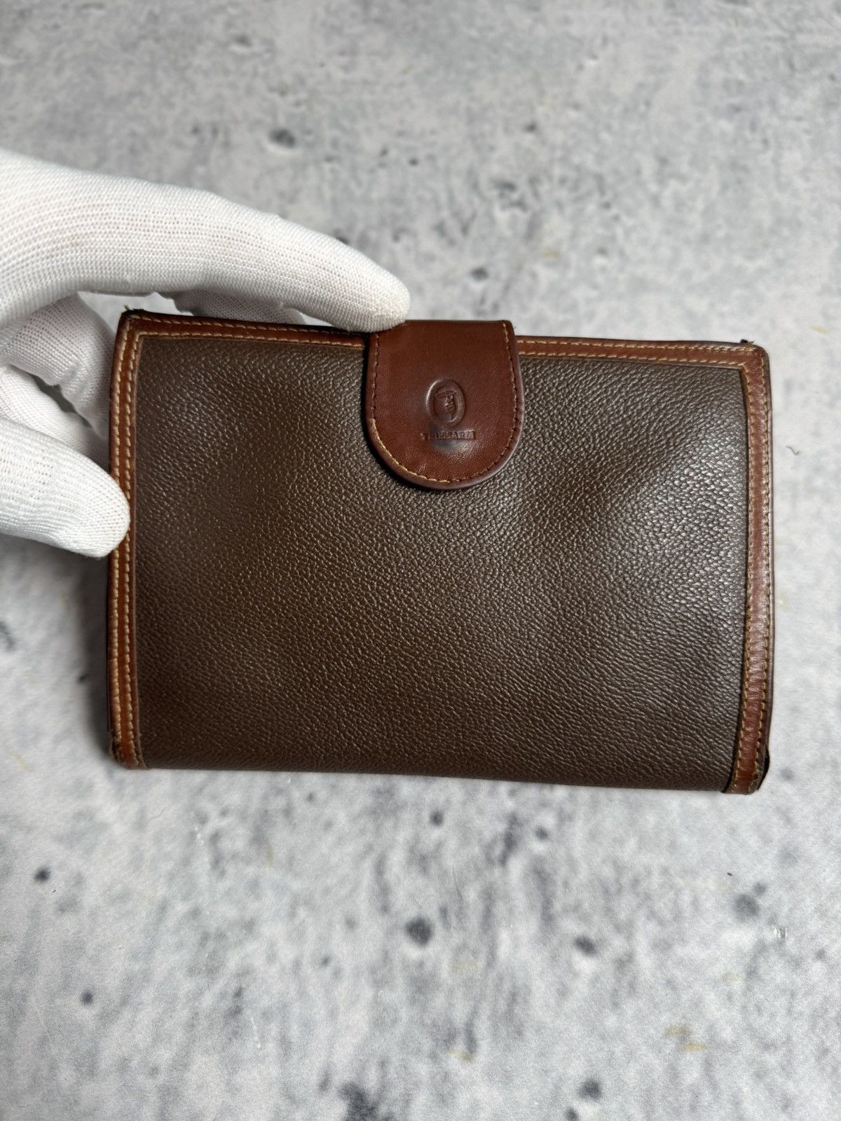 Trussardi 😻Luxury brown vintage leather TRUSSARDI WALLET Size ONE SIZE - 1 Thumbnail