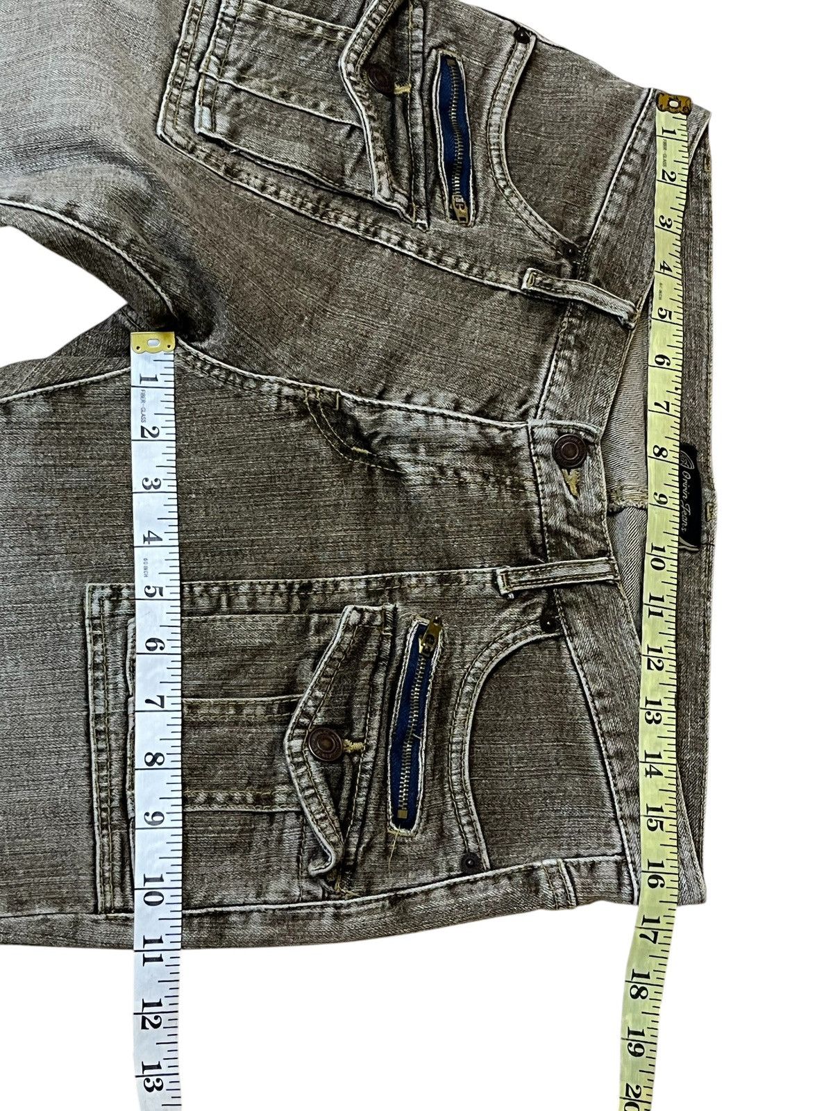 Japanese Brand JAPANESE ARTISTR “ORIRIN JEANS” DIRTY MUDD FLARED JEANS Size US 33 - 13 Thumbnail