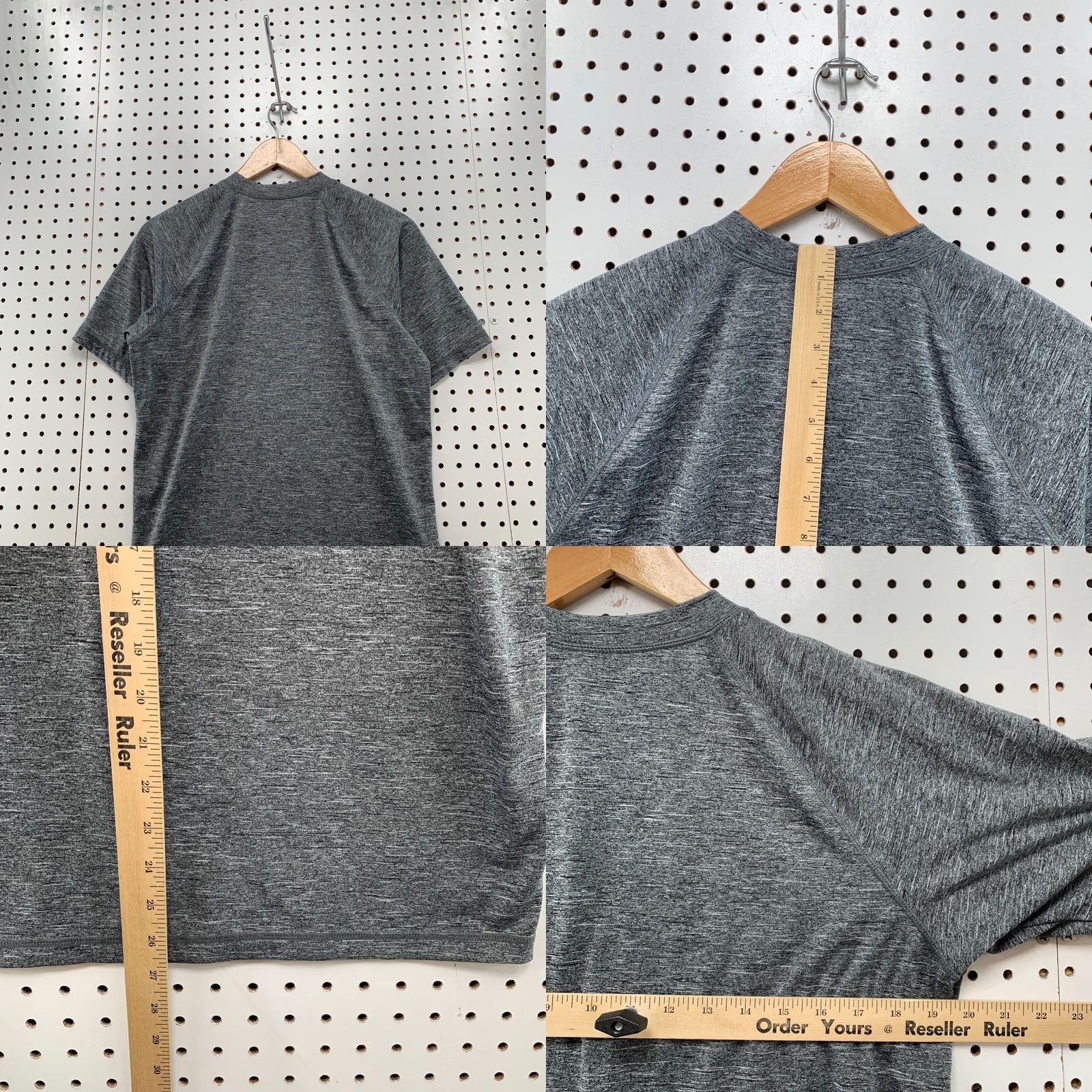 Nike Nike Dri Fit Active Shirt Gray Mens Small Workout Run Short Sleeve Size US S / EU 44-46 / 1 - 9 Thumbnail