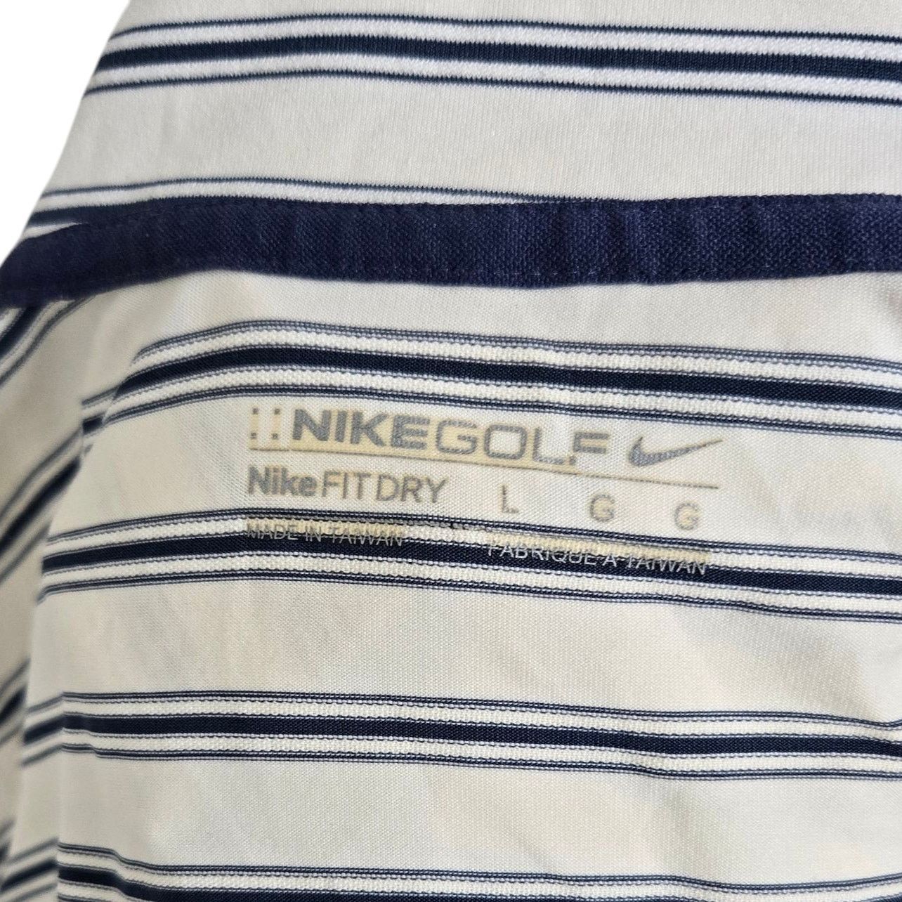 Nike Nike Golf Mens Polo Shirt Large Striped Fit Dry Grandpacore Size US L / EU 52-54 / 3 - 6 Thumbnail