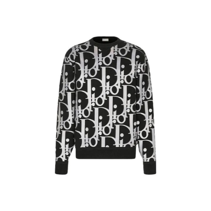 Dior Dior Graphic Print Long Sleeve Sweater for Men 0079 Size US L / EU 52-54 / 3 - 1 Thumbnail