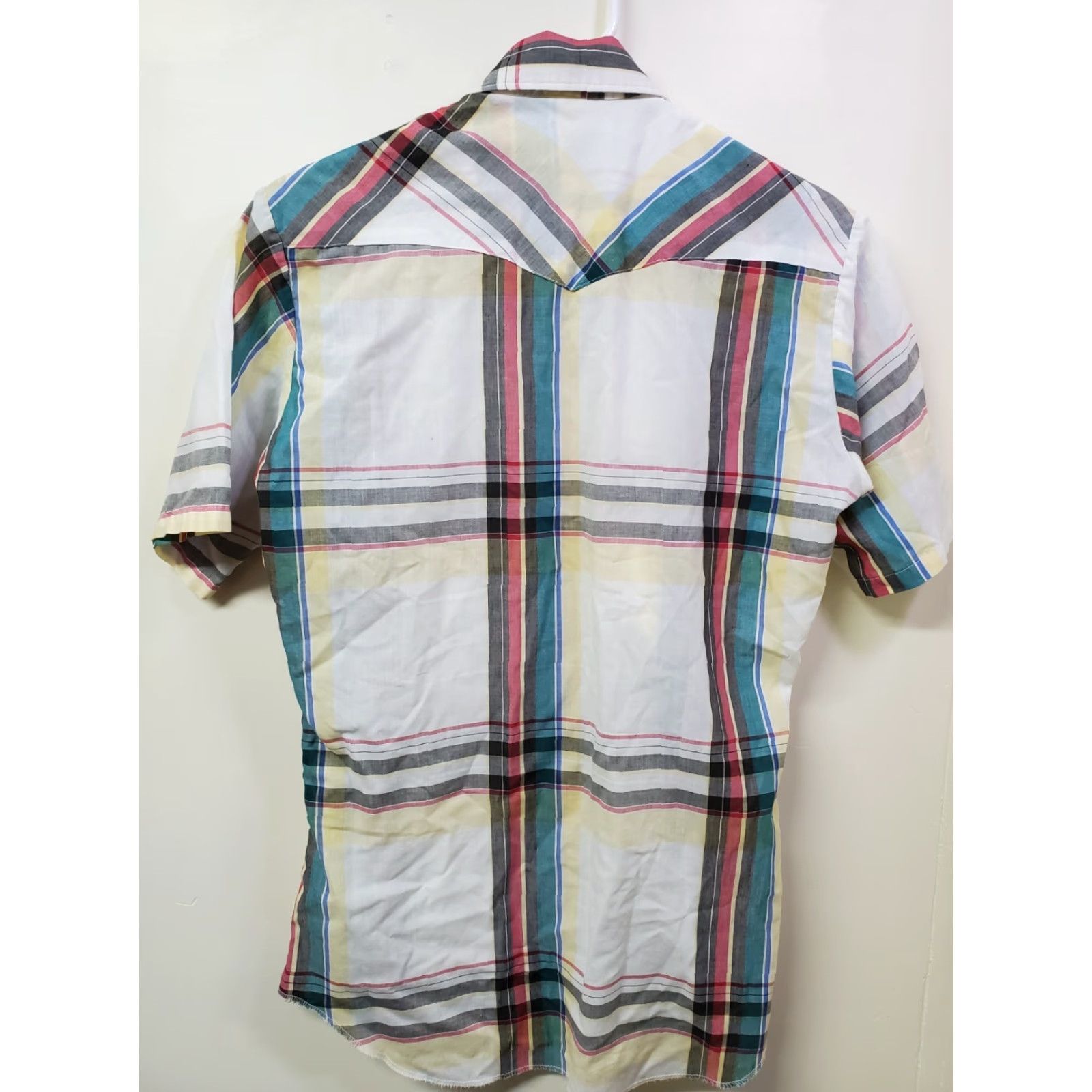 Wrangler VINTAGE Wrangler Western Shirt Men’s Small Short Sleeve Pearl Snap Pockets Size US S / EU 44-46 / 1 - 5 Thumbnail