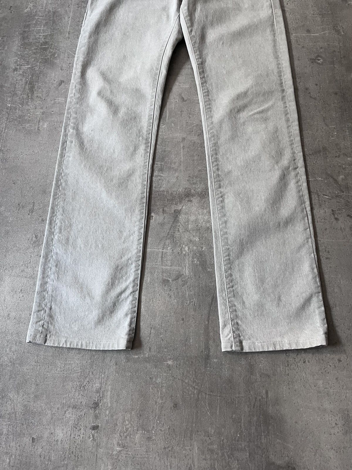 Dior Dior by Hedi Slimane 00s jeans grey white Size US 30 / EU 46 - 5 Thumbnail