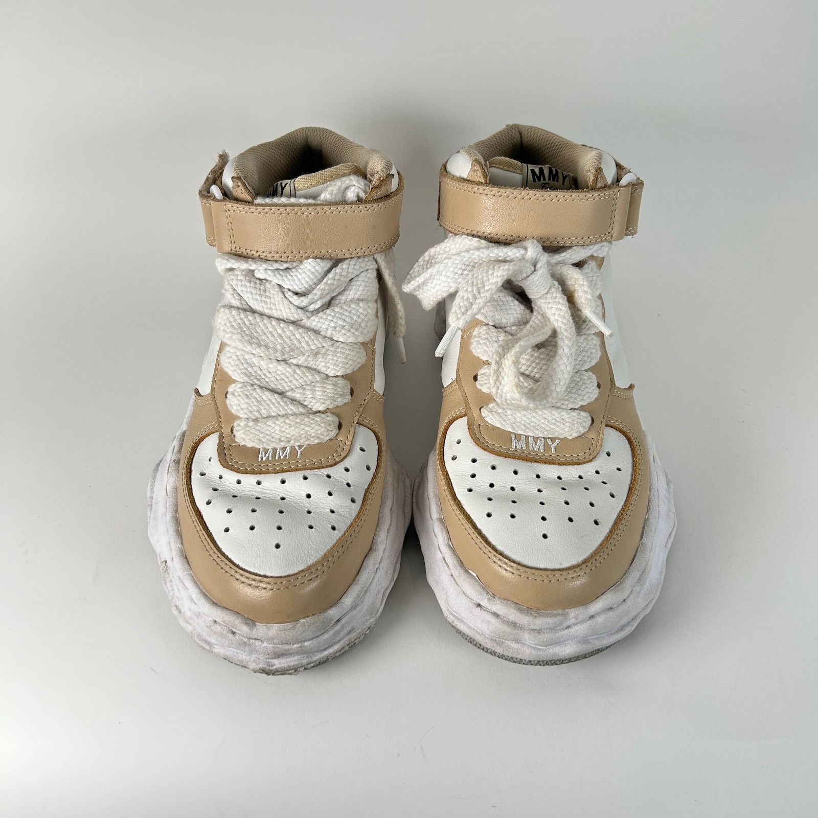 Mki Miyuki Zoku MMY Khaki/White High Tops Size 41 Size US 8 / EU 41 - 2 Thumbnail
