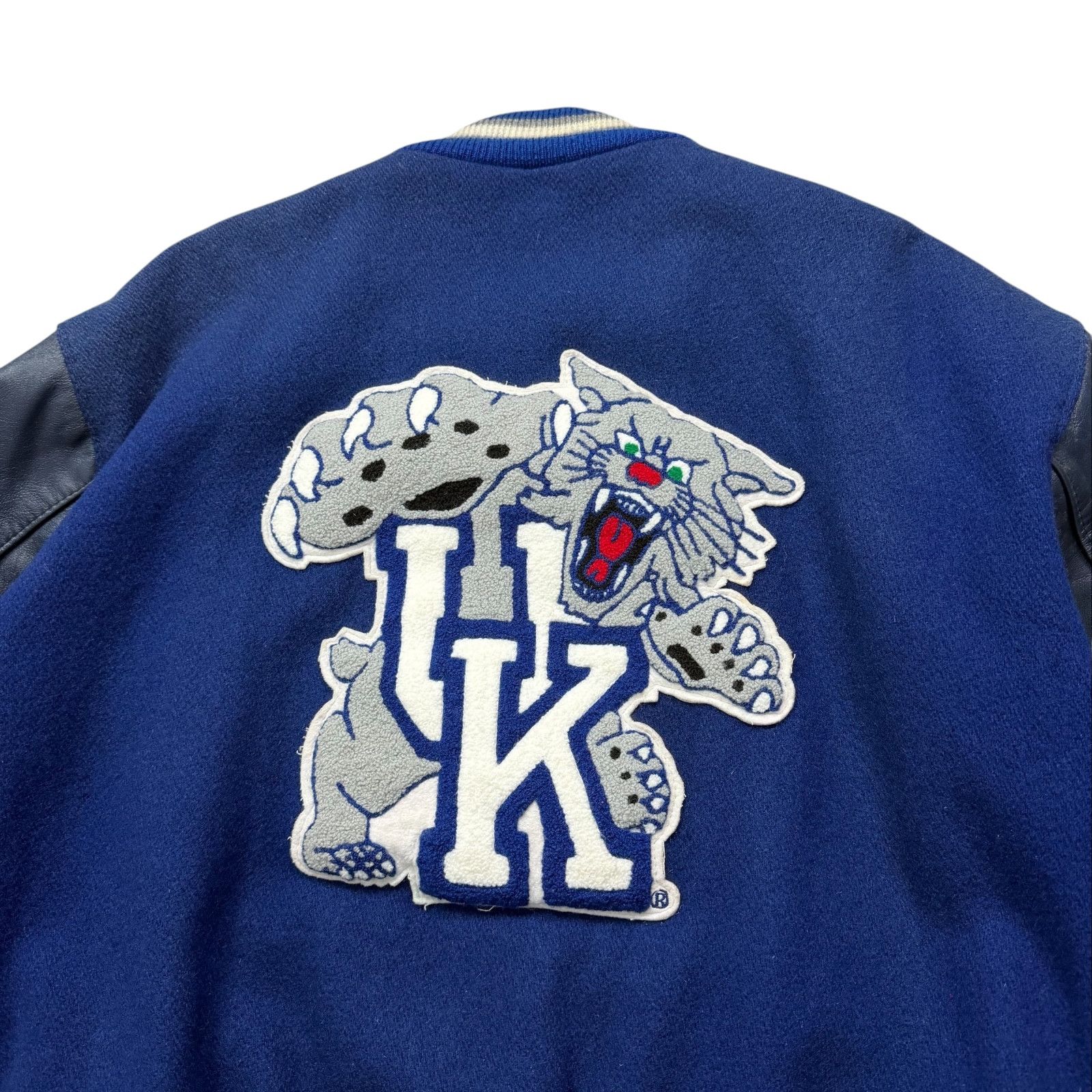 NCAA VTG 90s UNIVERSITY KENTUCKY WILDCATS DELONG VARSITY JACKET Size US M / EU 48-50 / 2 - 4 Thumbnail