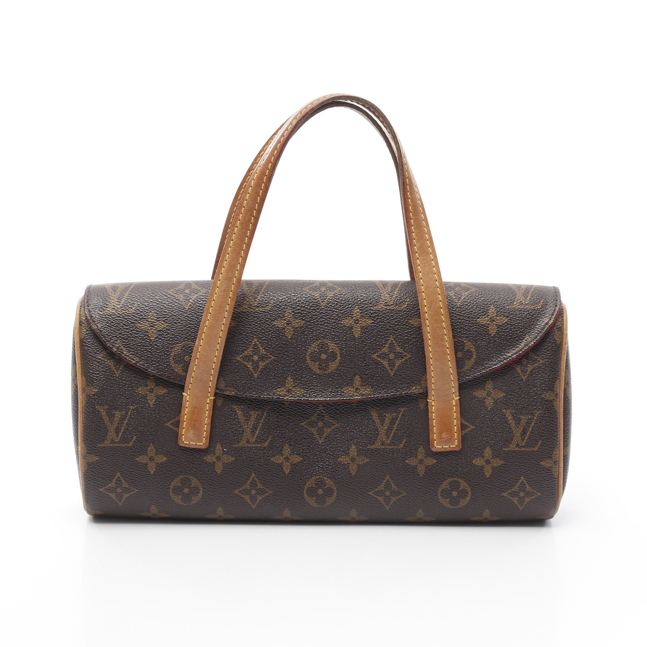 Louis Vuitton Louis Vuitton Sonatine Monogram Handbag Leather Brown Size ONE SIZE - 1 Thumbnail