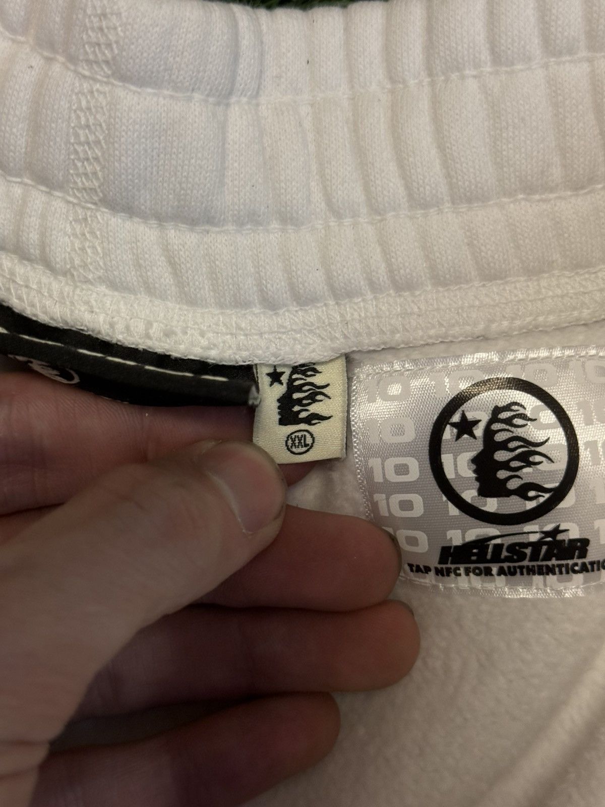 HELLSTAR Hellstar Sweatpants Flame White Black Size XXL (NEW) Size US 36 / EU 52 - 9 Thumbnail
