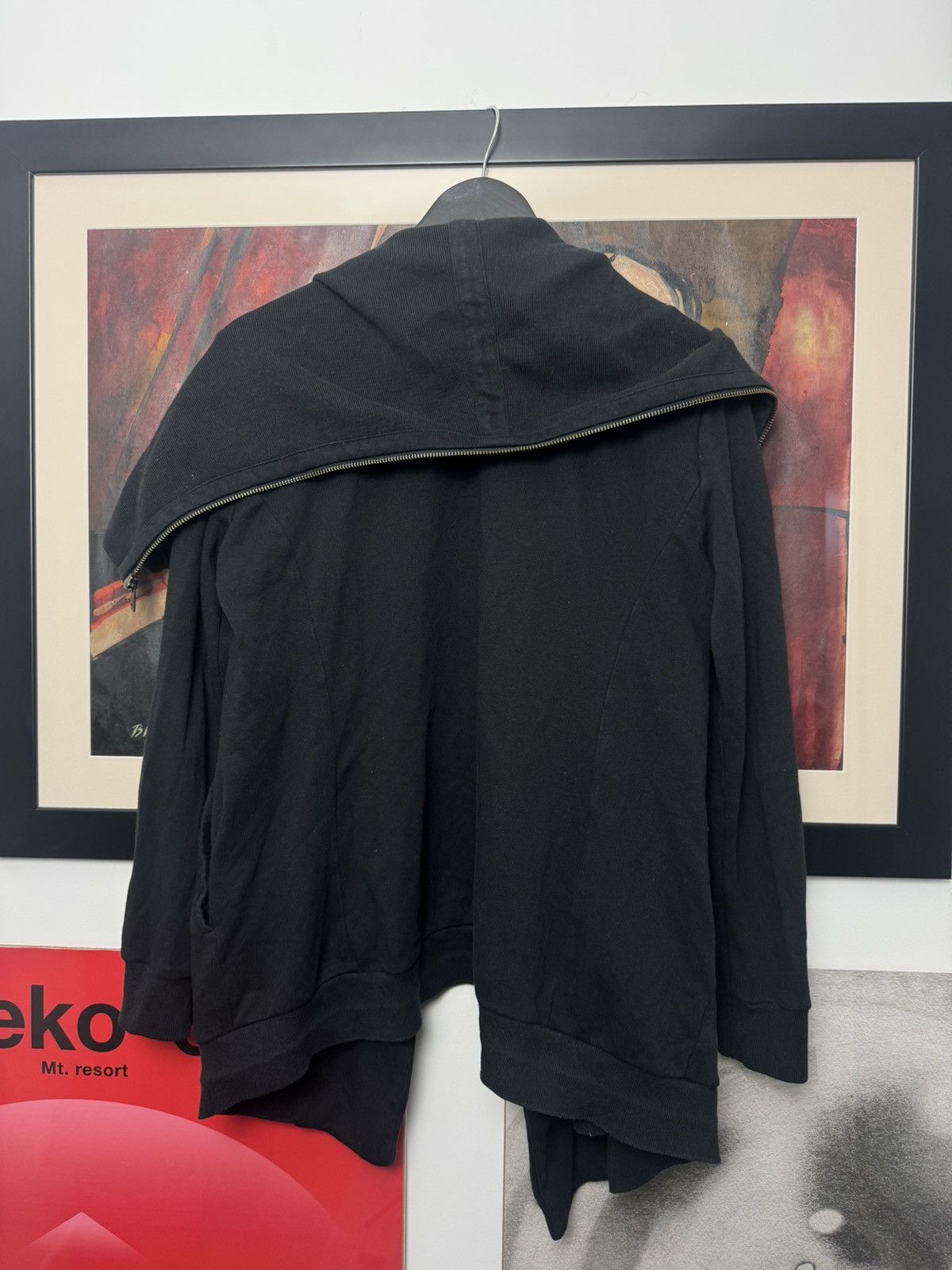 Allsaints Avant Garde Zip Hoodie Allsaints Rick Owens Style Zips Rare Size US M / EU 48-50 / 2 - 2 Thumbnail