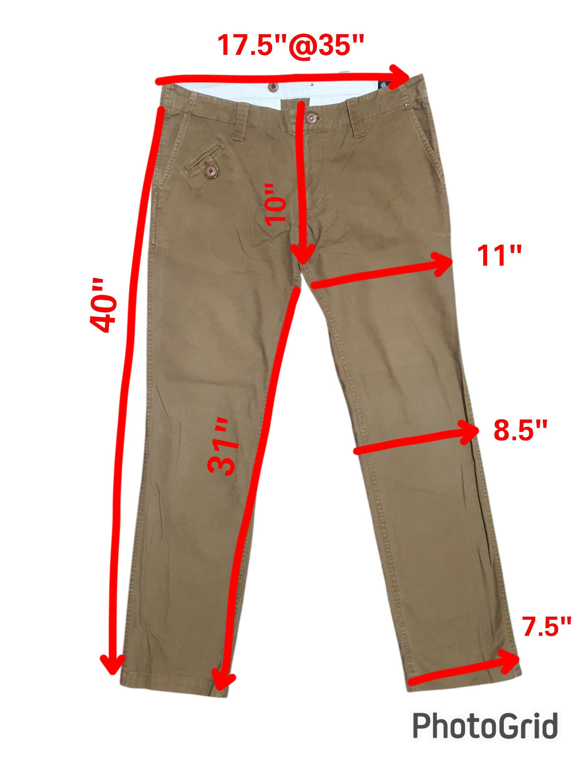Japanese Brand GUNG HO 35/40 VINTAGE BROWN PANTS Size US 35 - 10 Thumbnail