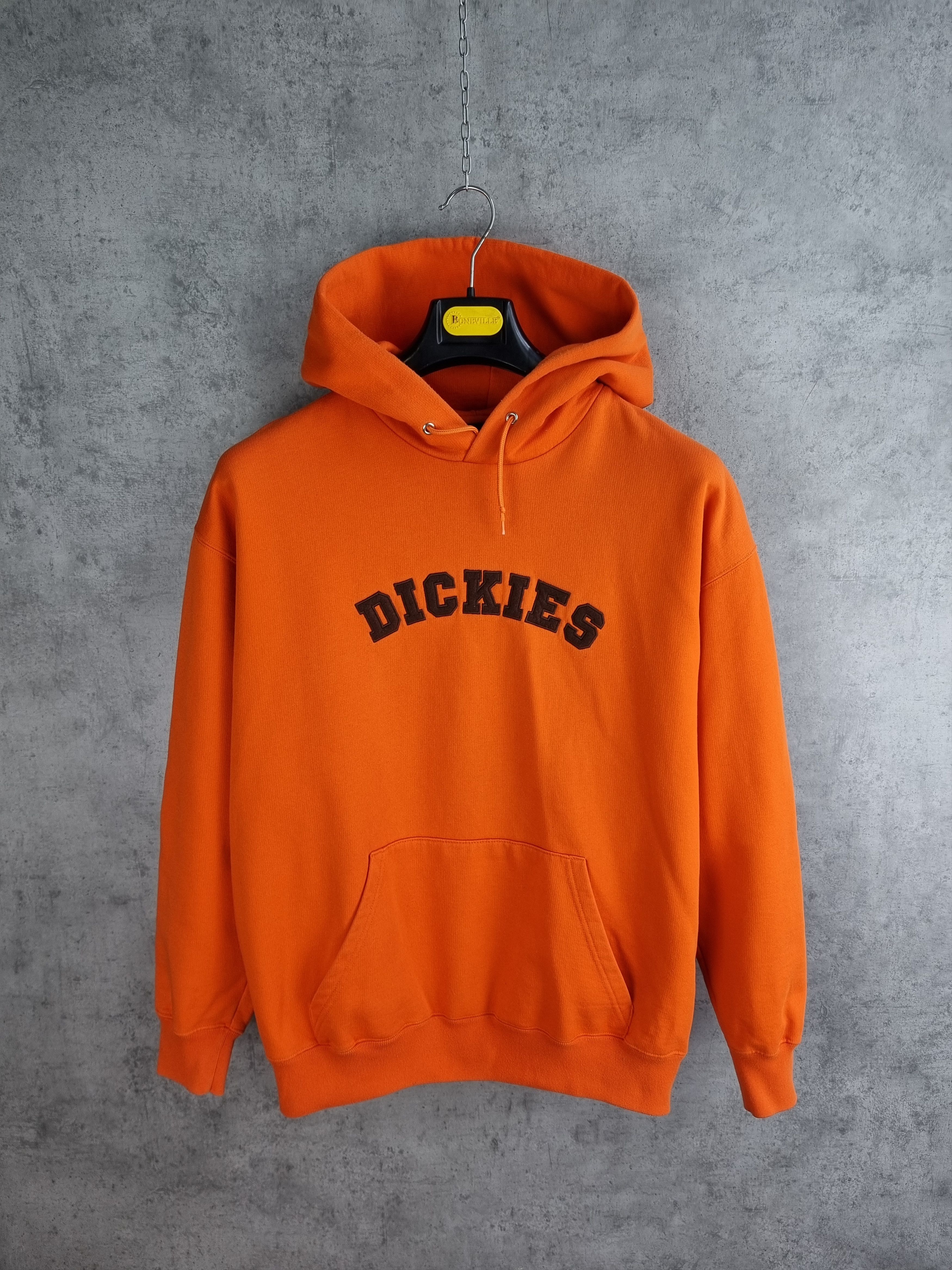 Dickies Dickies Spellout Big Logo Orange Hoodie Size US XL / EU 56 / 4 - 2 Thumbnail