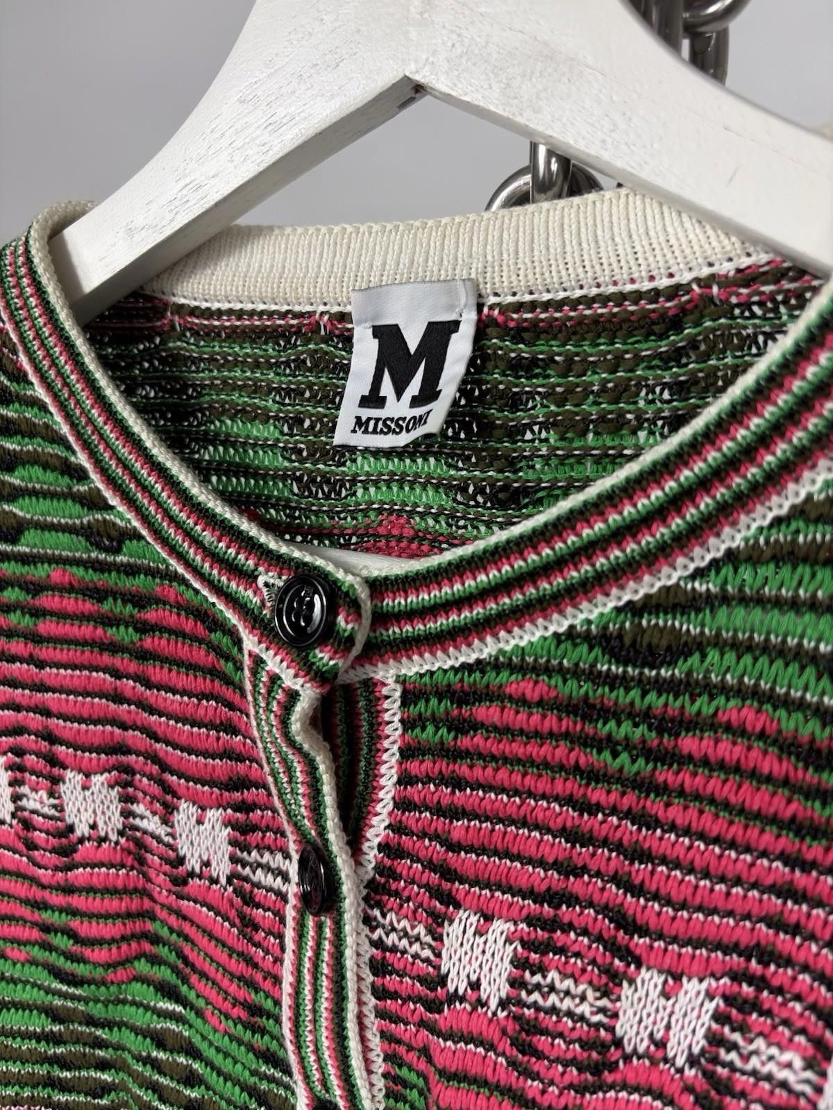 Missoni Missoni Multicoloured Cropped Cardigan Size M / US 6-8 / IT 42-44 - 3 Thumbnail