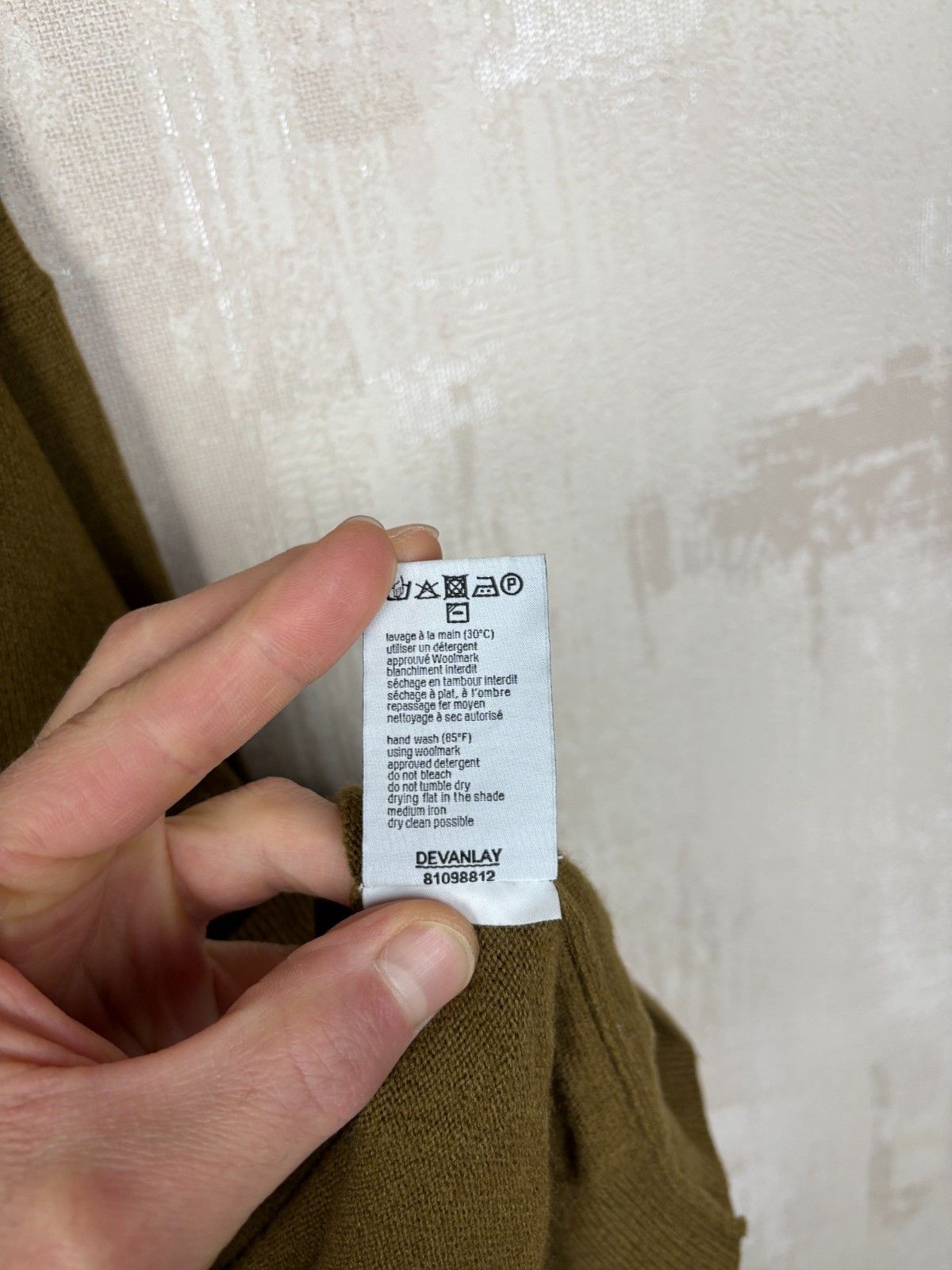 Lacoste Lacoste Wool Sweater Crew Neck Size XL-XXL Olive Green Size US XL / EU 56 / 4 - 9 Thumbnail