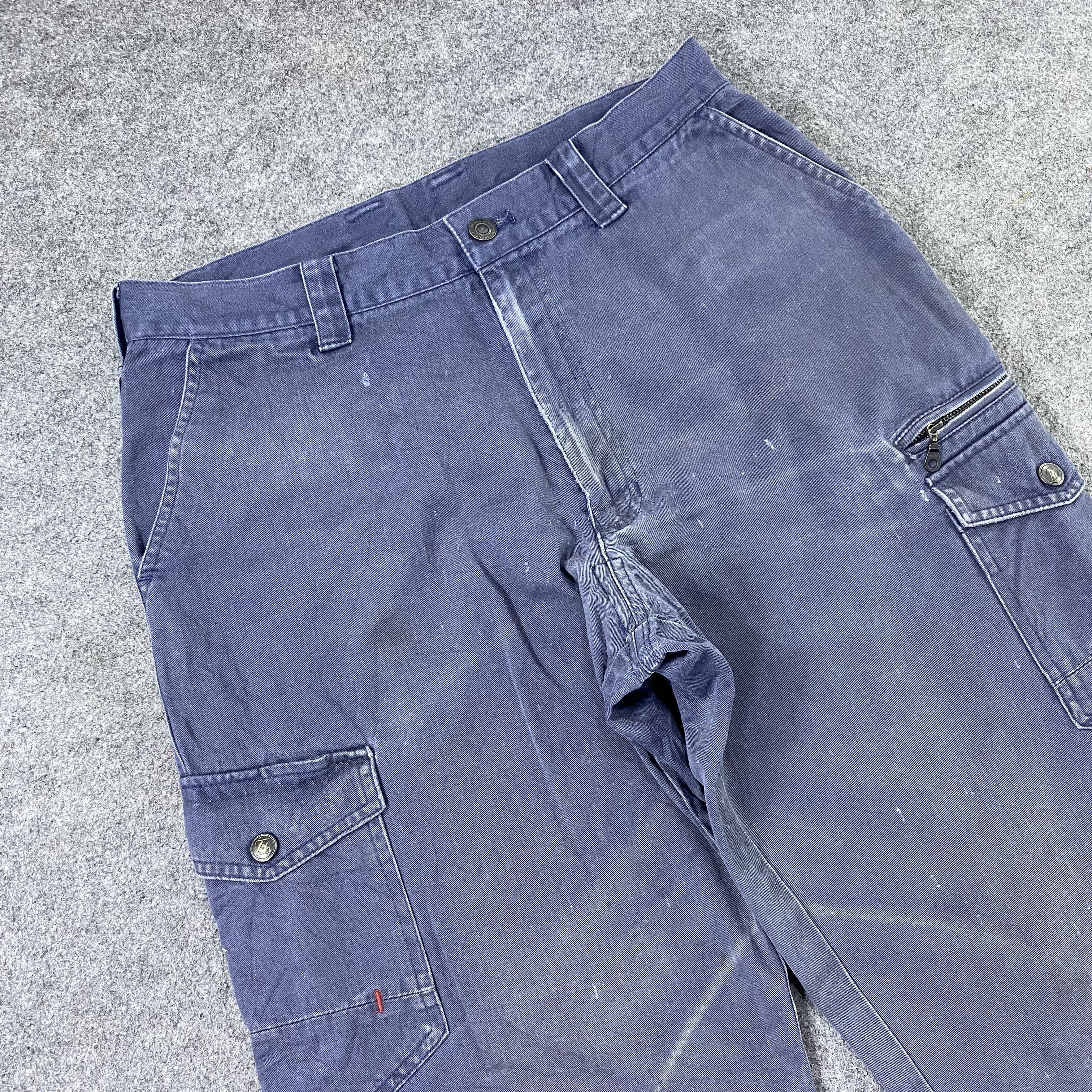 Japanese Brand Z Dragon Faded Cargo Multipocket Pants-C005 Size US 31 - 5 Thumbnail