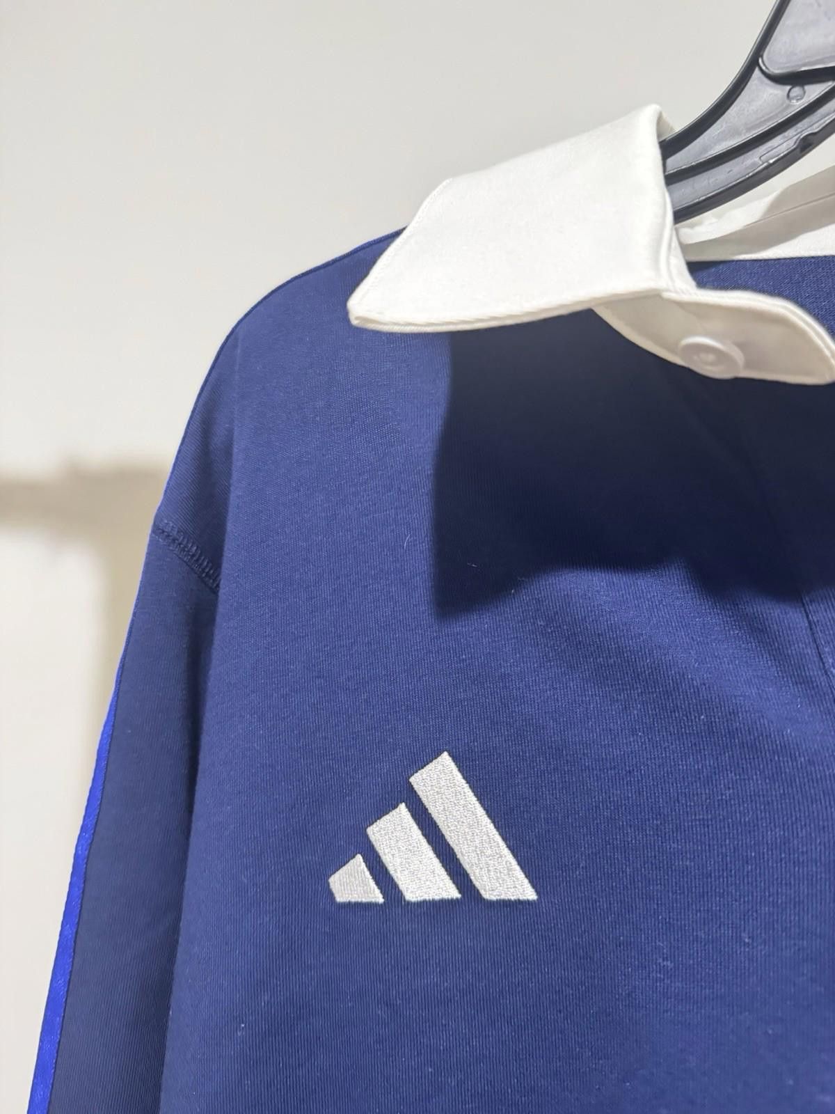 Adidas Adidas France Long Sleeve Culture Rugby Jersey - M Size ONE SIZE - 4 Thumbnail