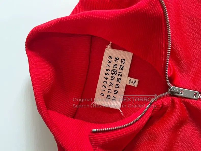 Maison Margiela Maison Margiela Red sportswear jacket Size US S / EU 44-46 / 1 - 2 Thumbnail