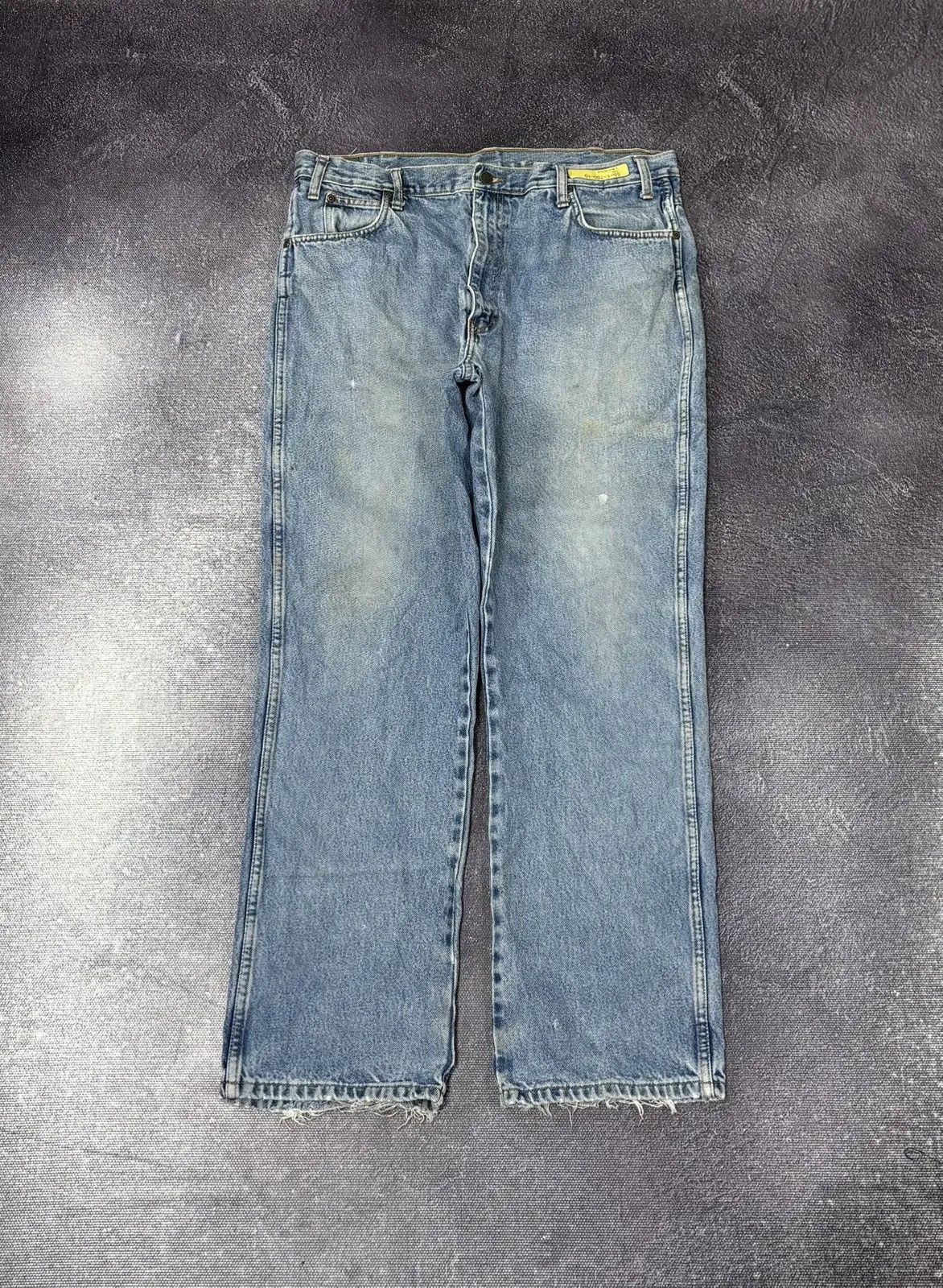 Dickies × Vintage Vintage 90s Dickies Faded Light Blue Work Denim Baggy Jeans Size US 38 / EU 54 - 2 Thumbnail